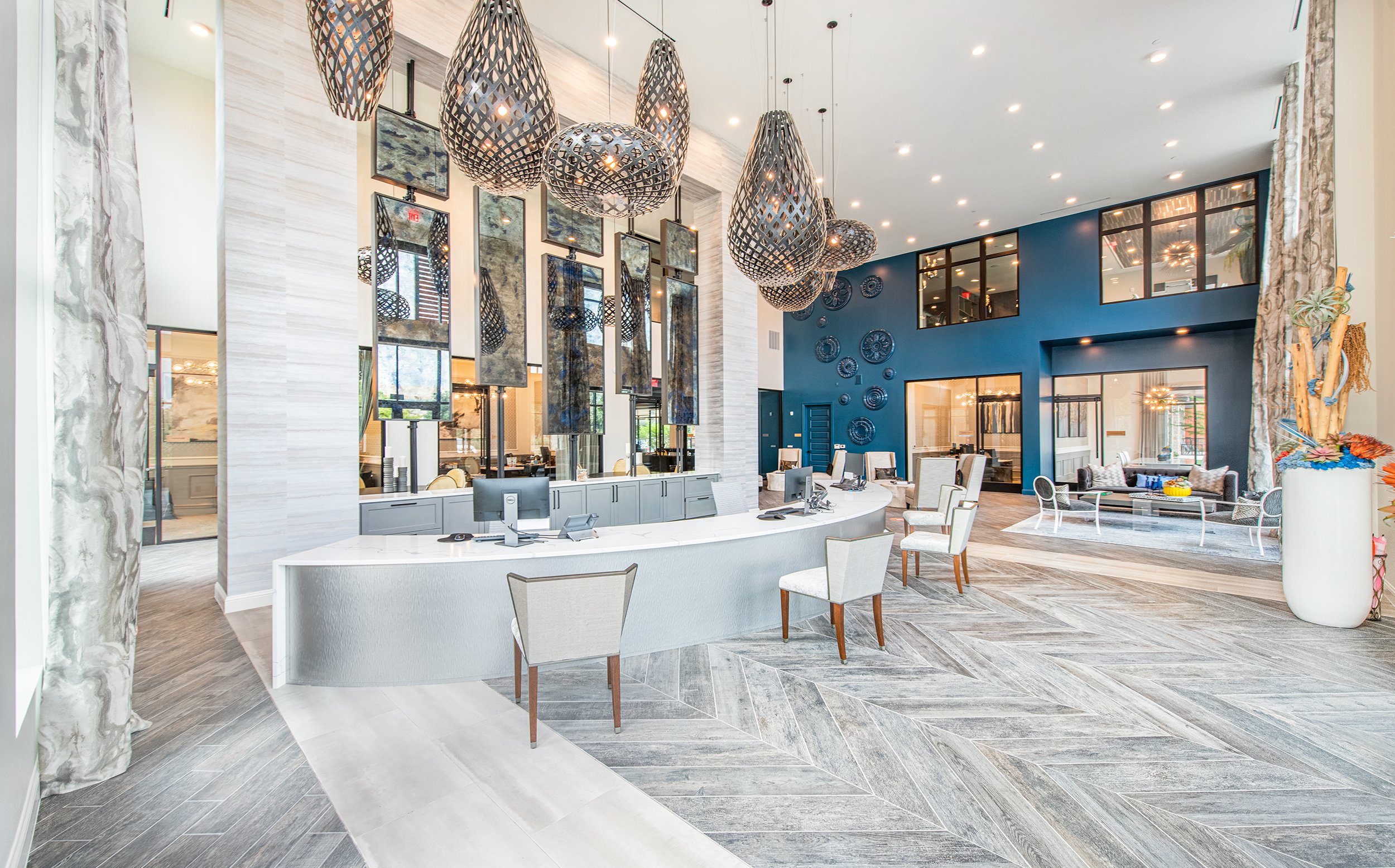 Leasing office at MAA Frisco Bridges luxury apartment homes in Dallas, TX
