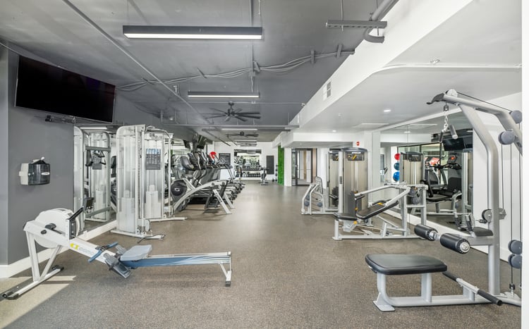 Fitness at MAA gallery luxury apartment homes in Dallas, TX
