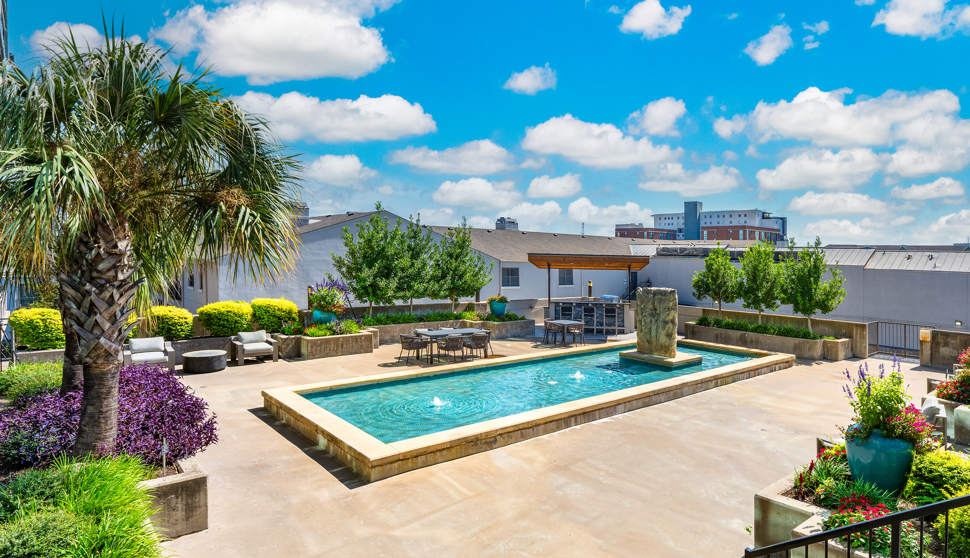 Rooftop at MAA gallery luxury apartment homes in Dallas, TX