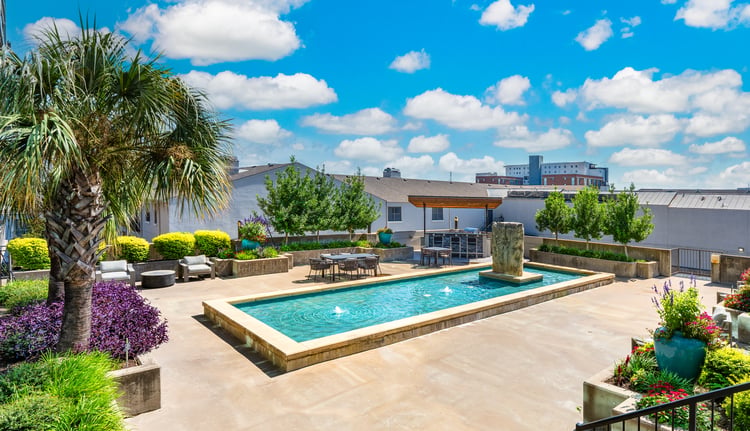 Rooftop at MAA gallery luxury apartment homes in Dallas, TX