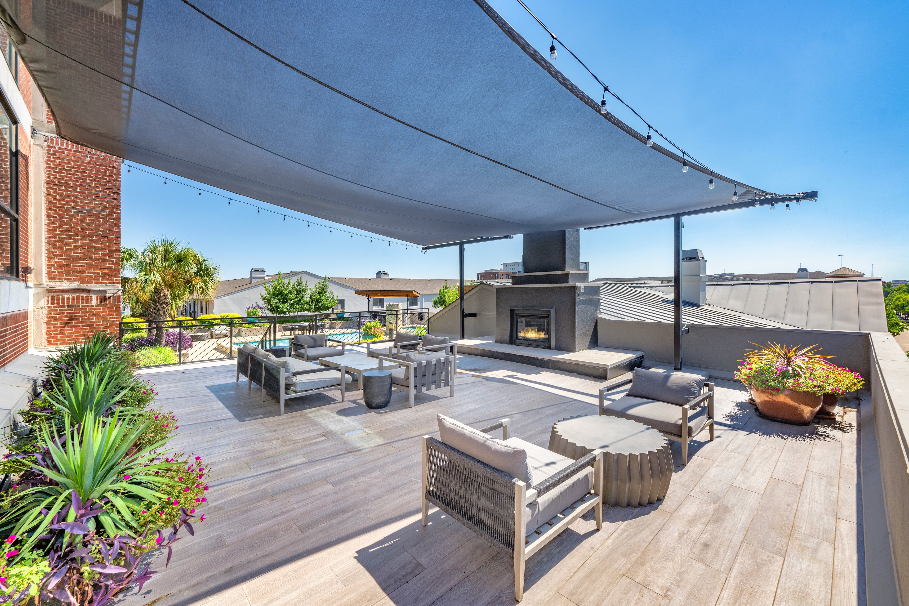 Rooftop at MAA gallery luxury apartment homes in Dallas, TX