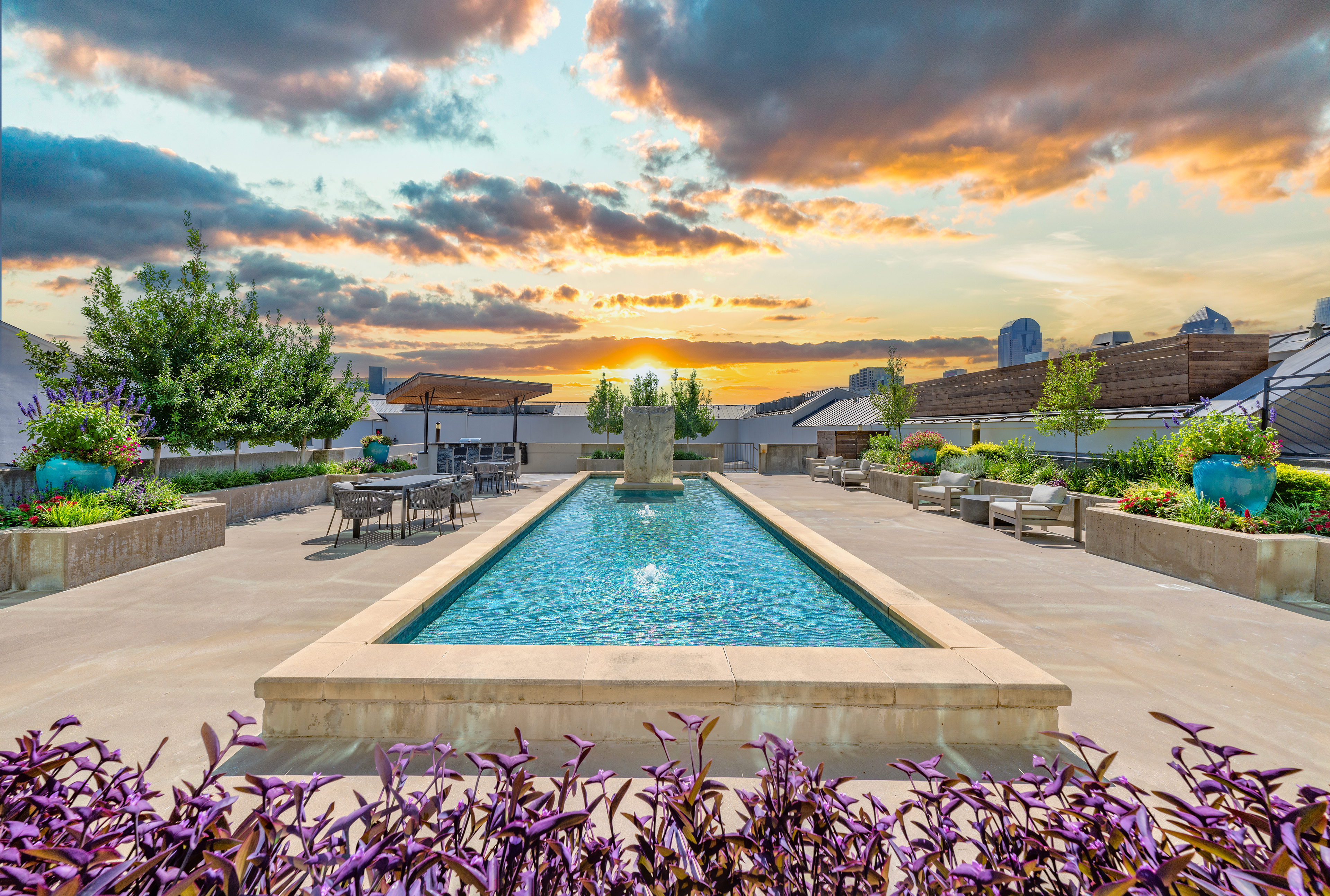 Rooftop at MAA gallery luxury apartment homes in Dallas, TX