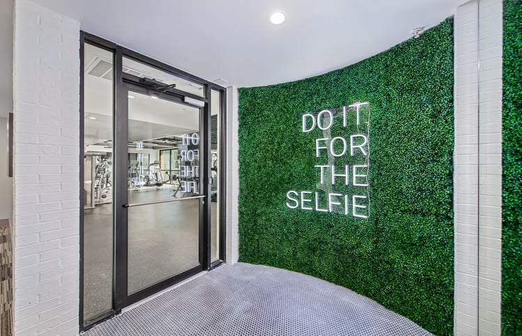 Selfie wall at MAA Gallery