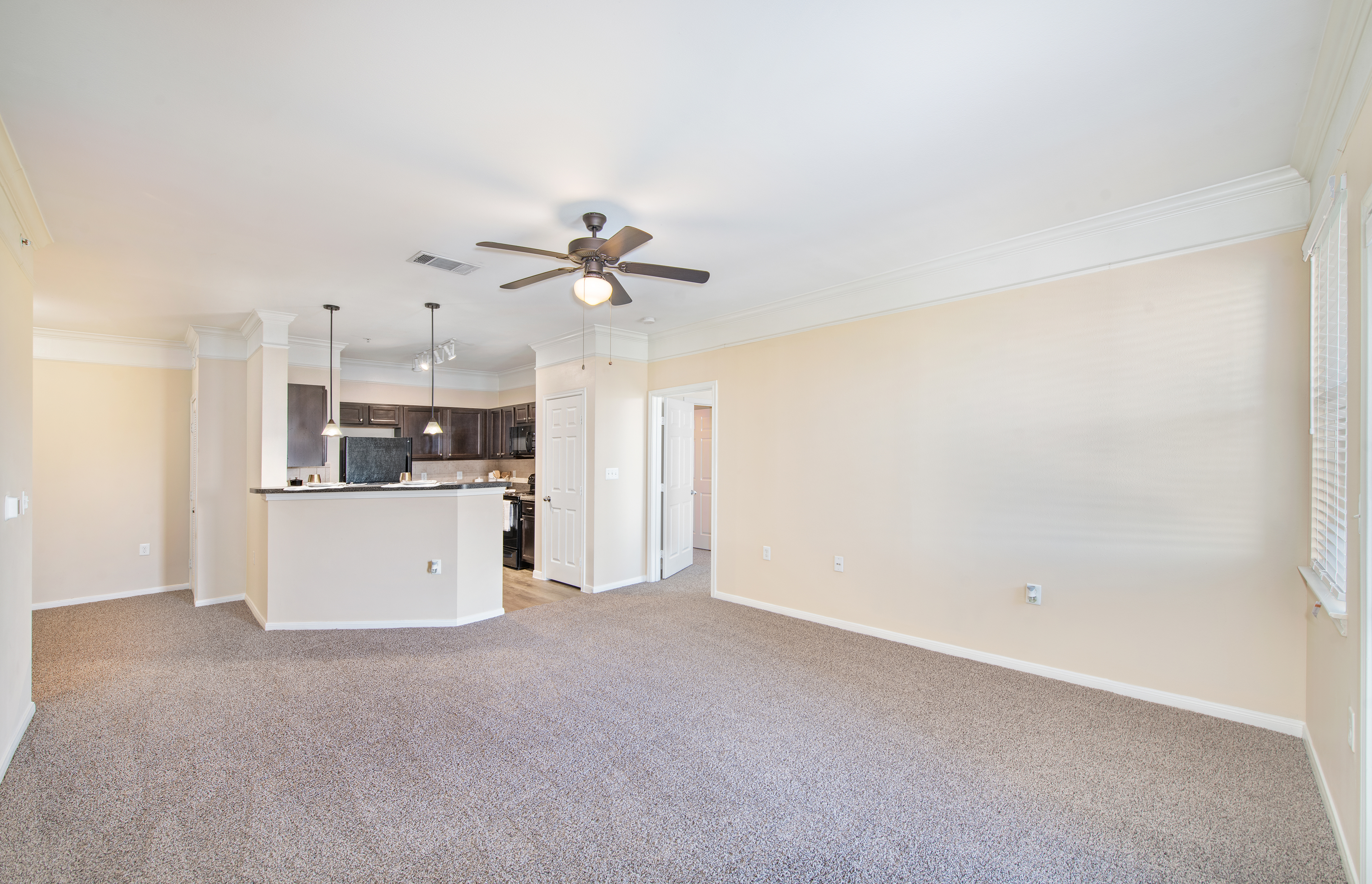 Living Room at MAA Hebron in Dallas, TX