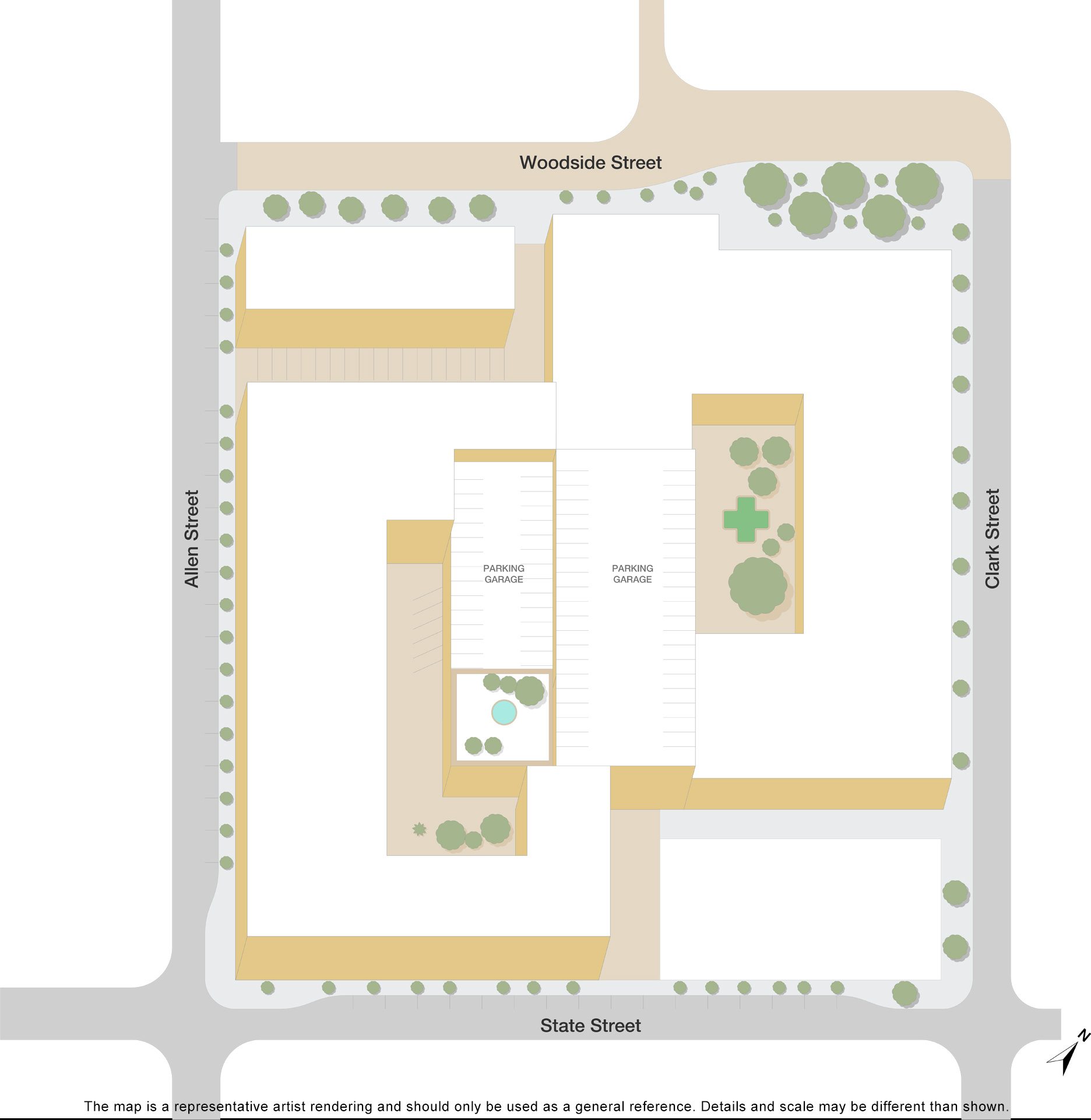 Property Map of MAA Heights luxury apartments in Dallas, TX
