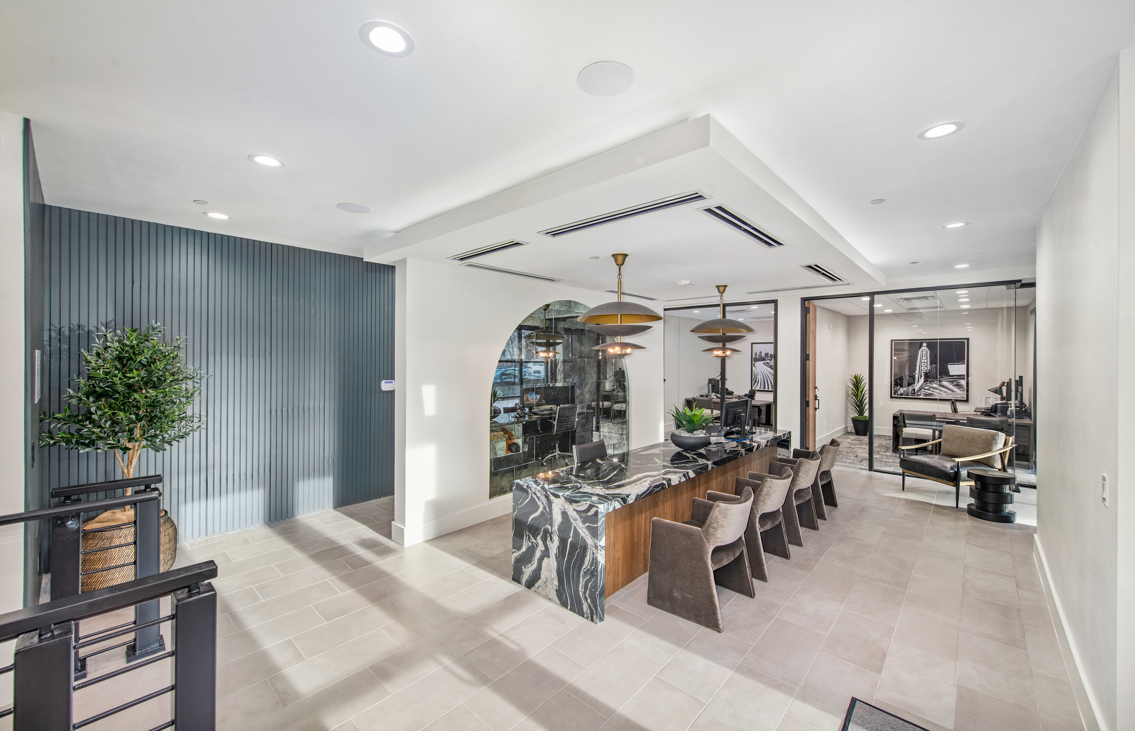 Leasing interior at MAA Heights luxury apartment homes in Dallas, TX