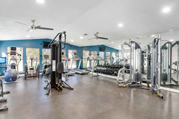 Fitness at MAA Highlands North luxury apartment homes in Dallas, TX