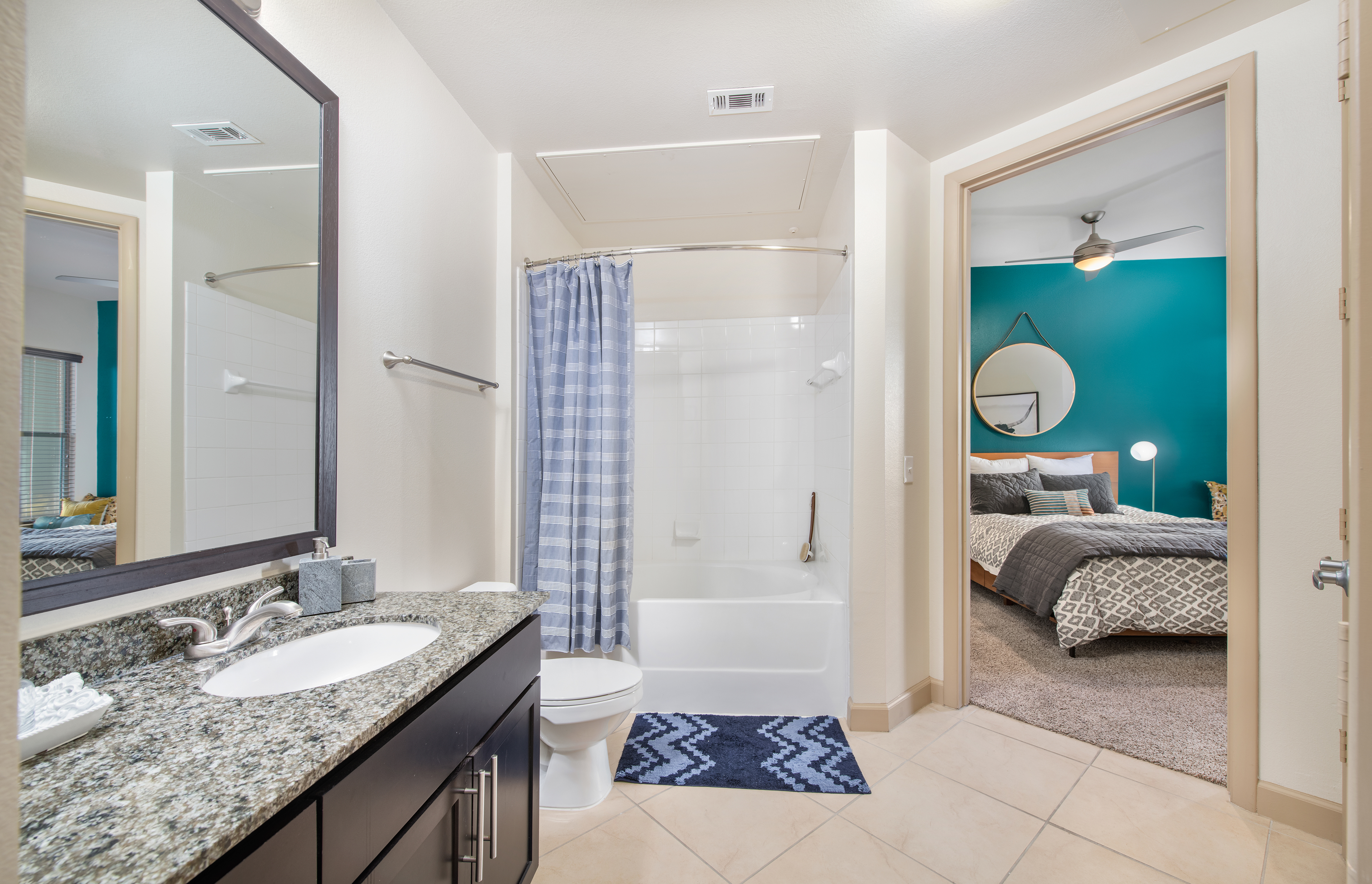 Bathroom at MAA Katy Trail in Dallas, TX