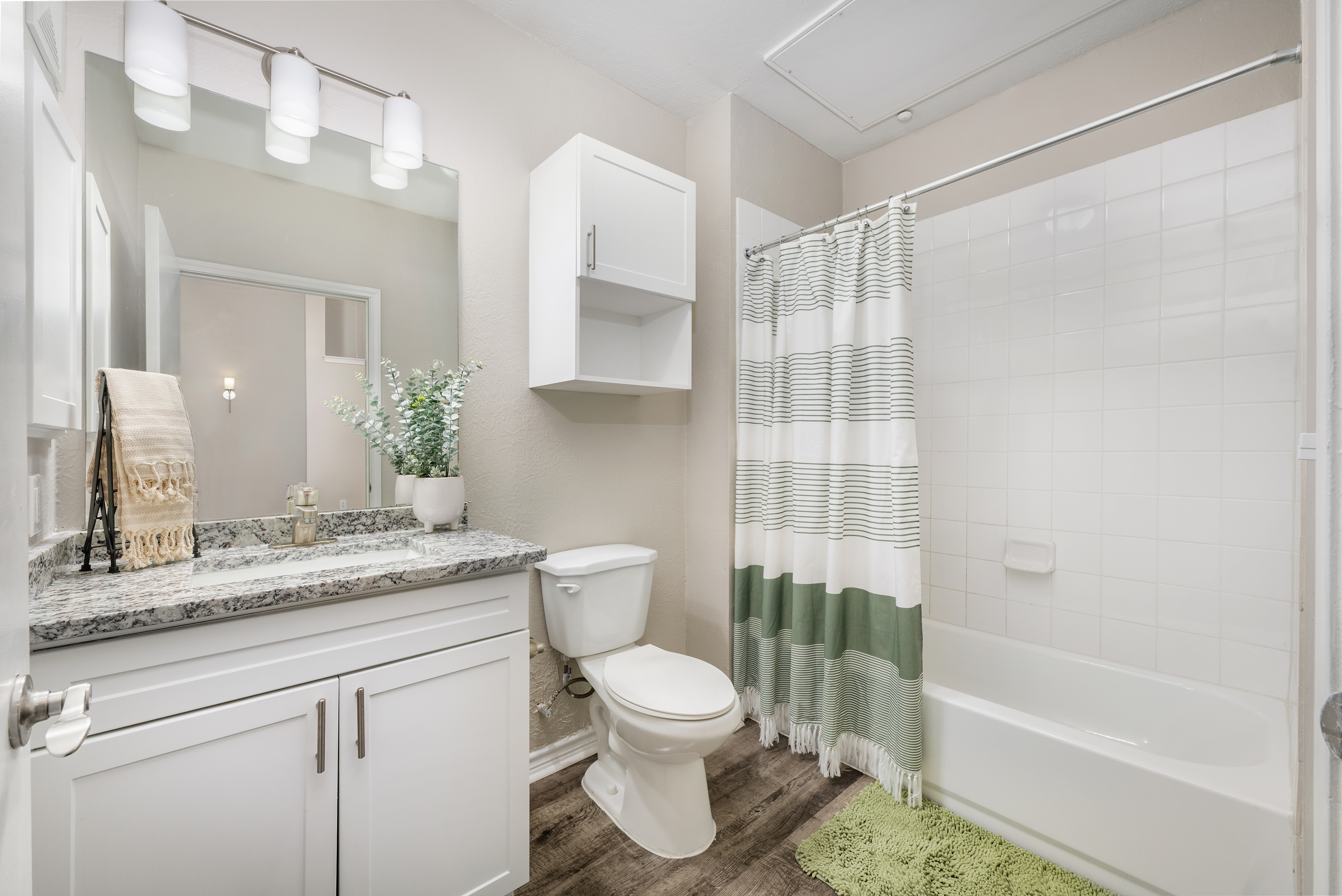 Bathroom at MAA Legacy luxury apartment homes in Plano, TX