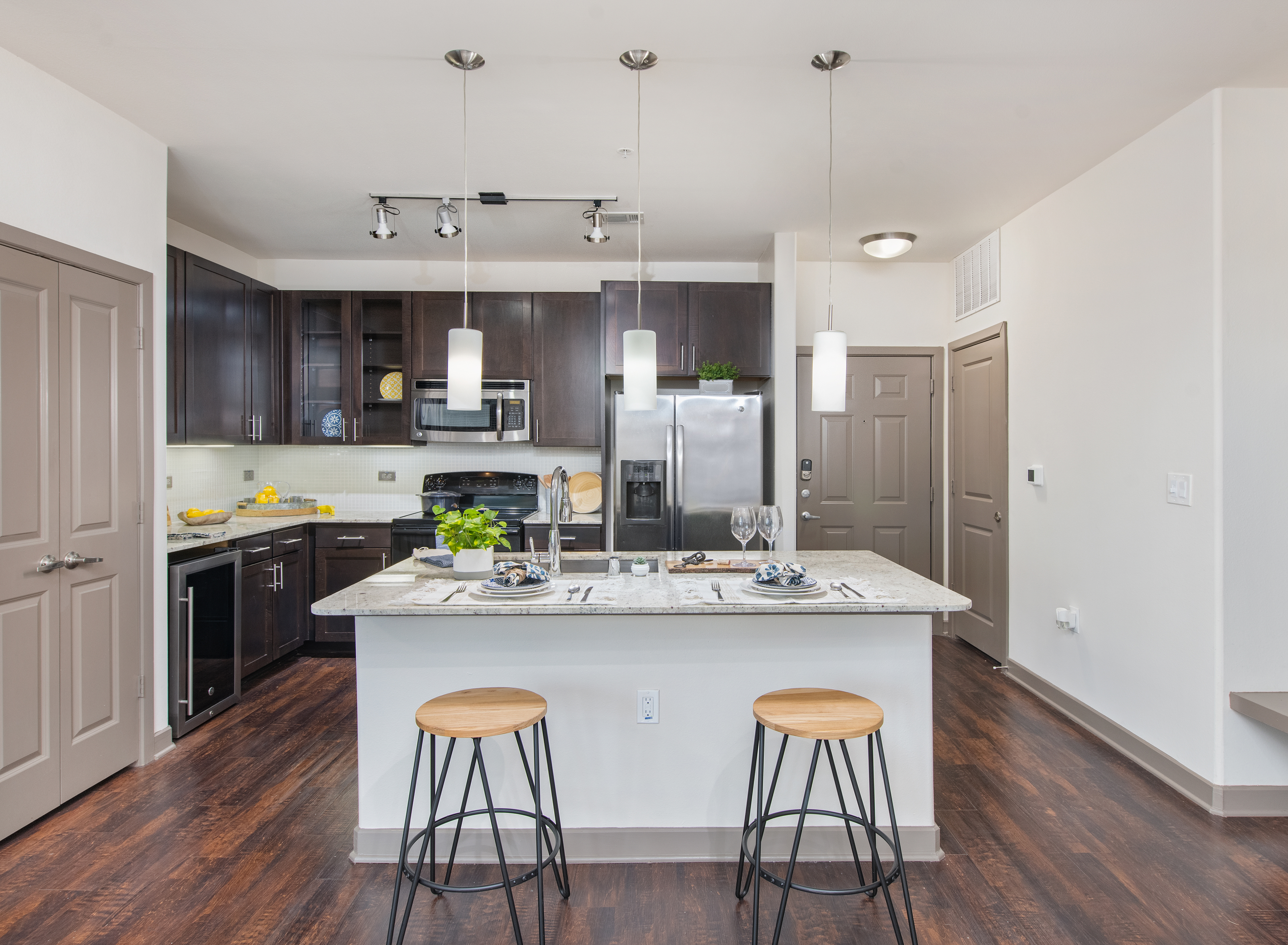 Kitchen at MAA Market Center luxury apartment homes in Plano, TX