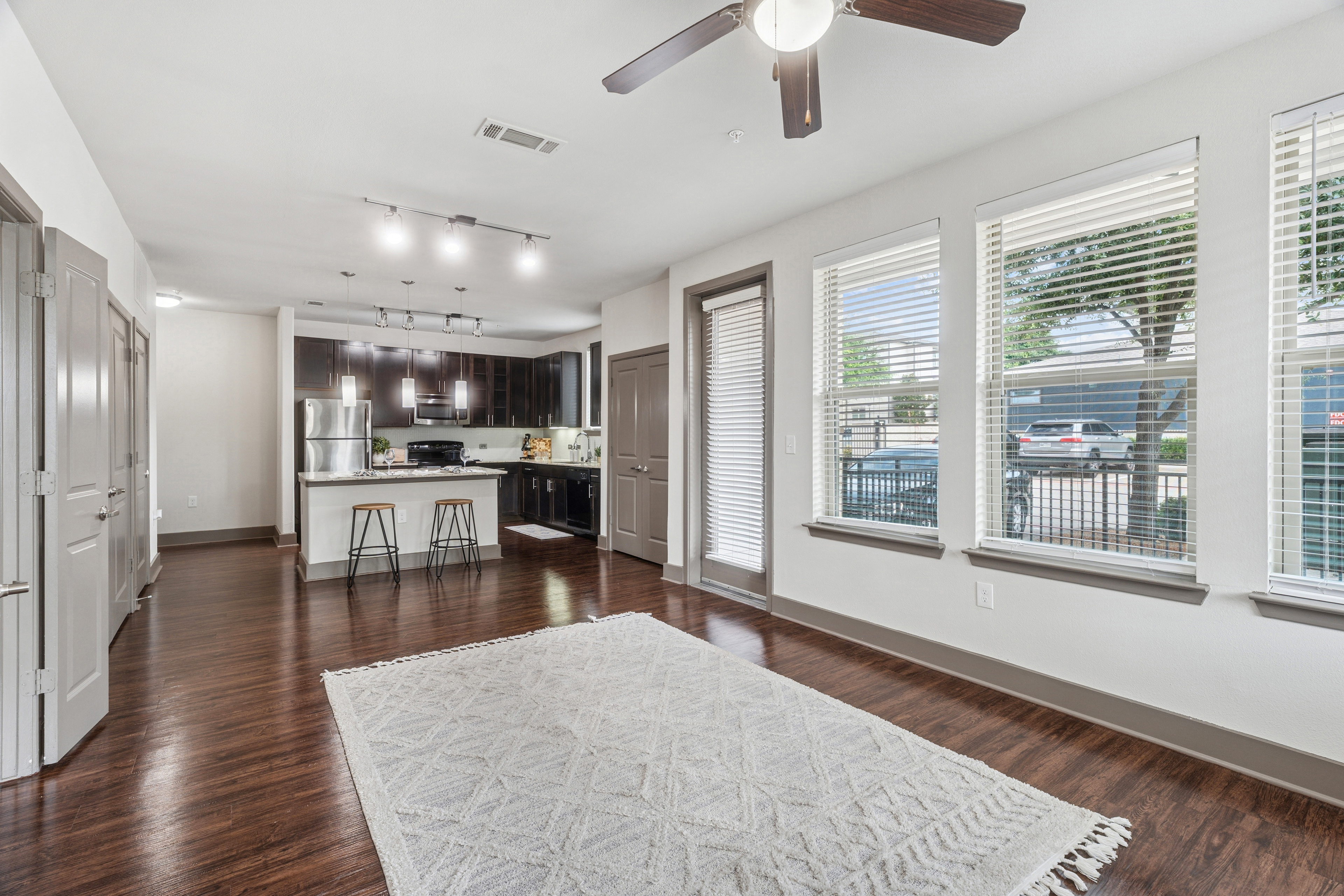 Model - Living room -  at MAA Market Center luxury apartment homes in Plano, TX