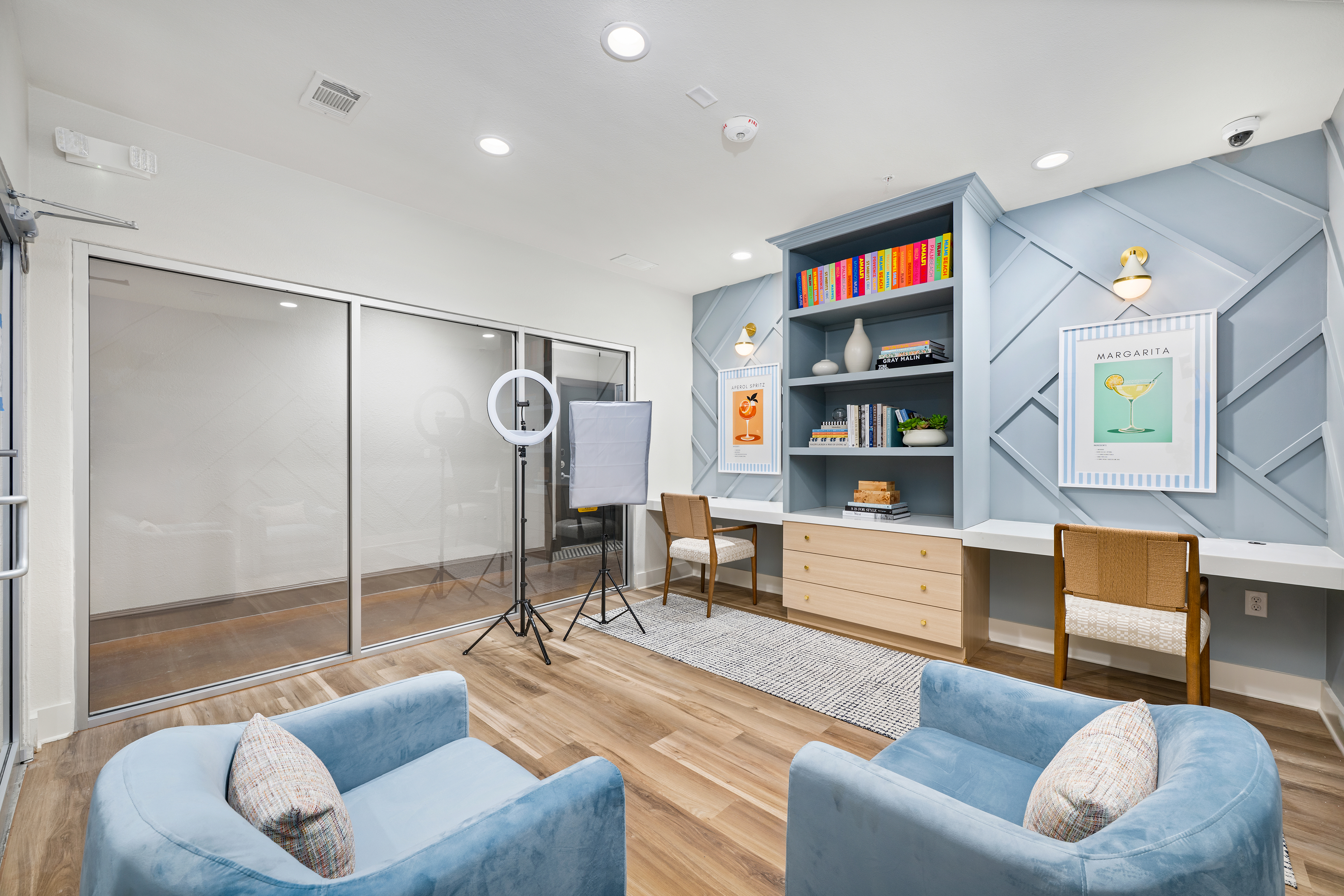 Influencer room at MAA North Hall luxury apartment homes in Dallas, TX