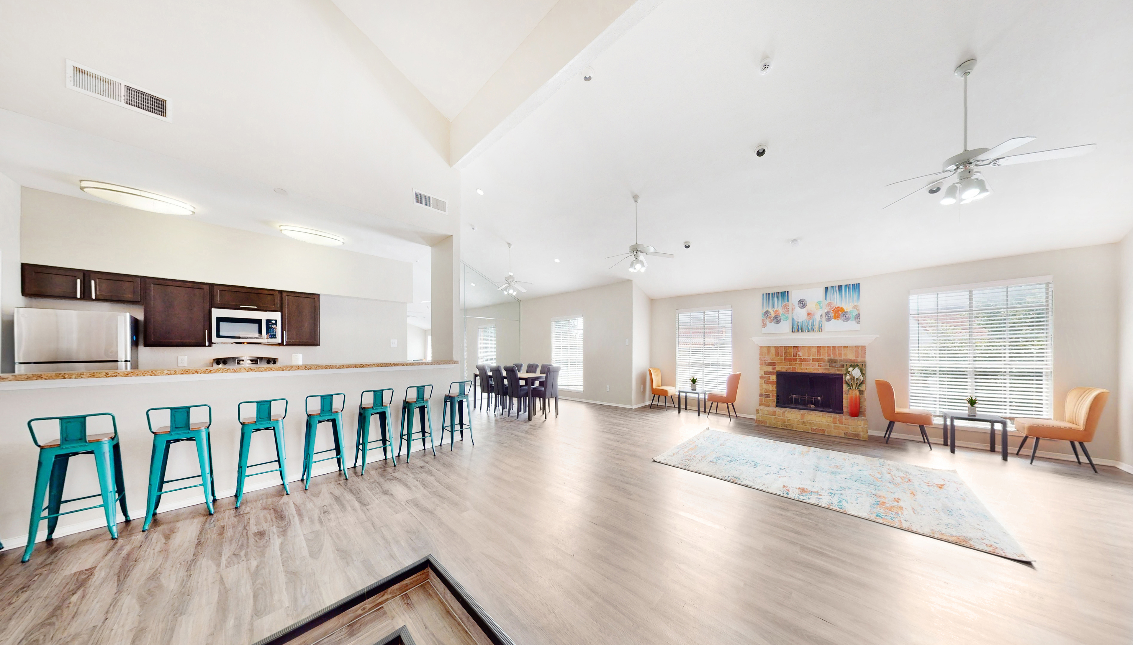 Clubhouse at MAA Remington Hills luxury apartment homes in Irving, TX