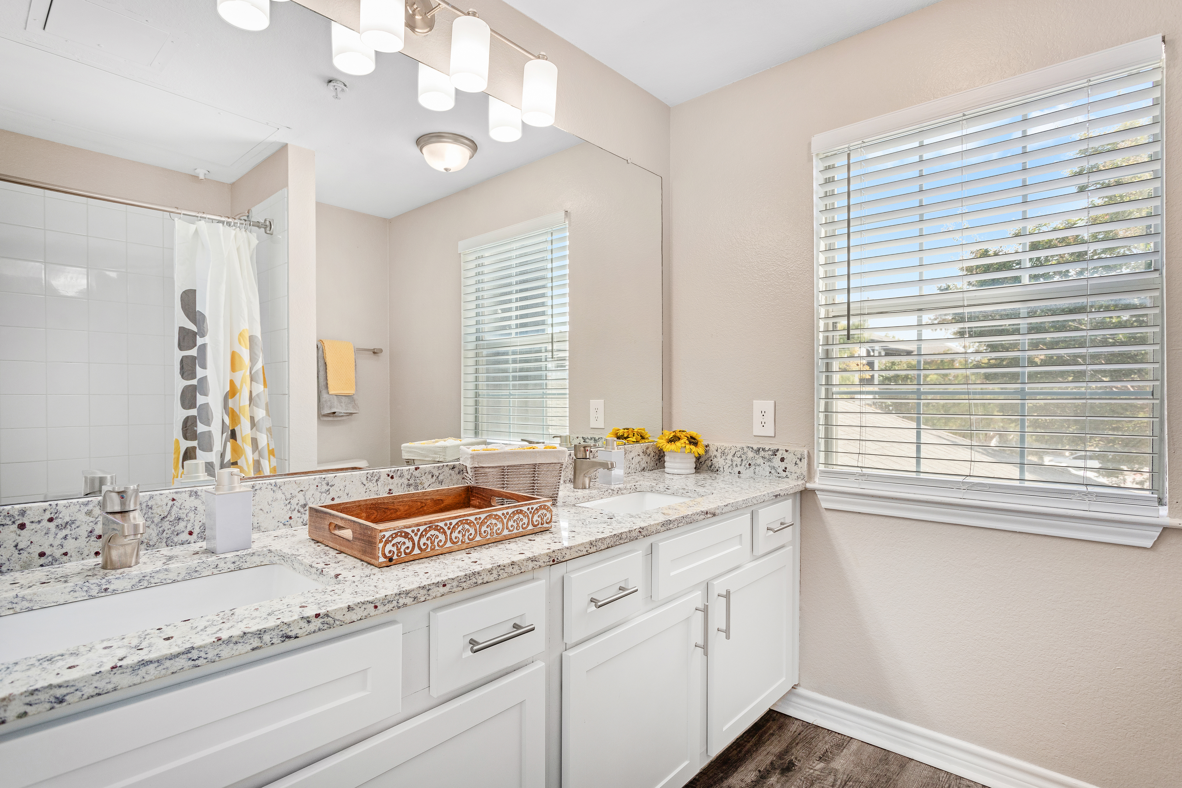 Bathroom at MAA Stonebridge Ranch luxury apartment homes in McKinney, TX
