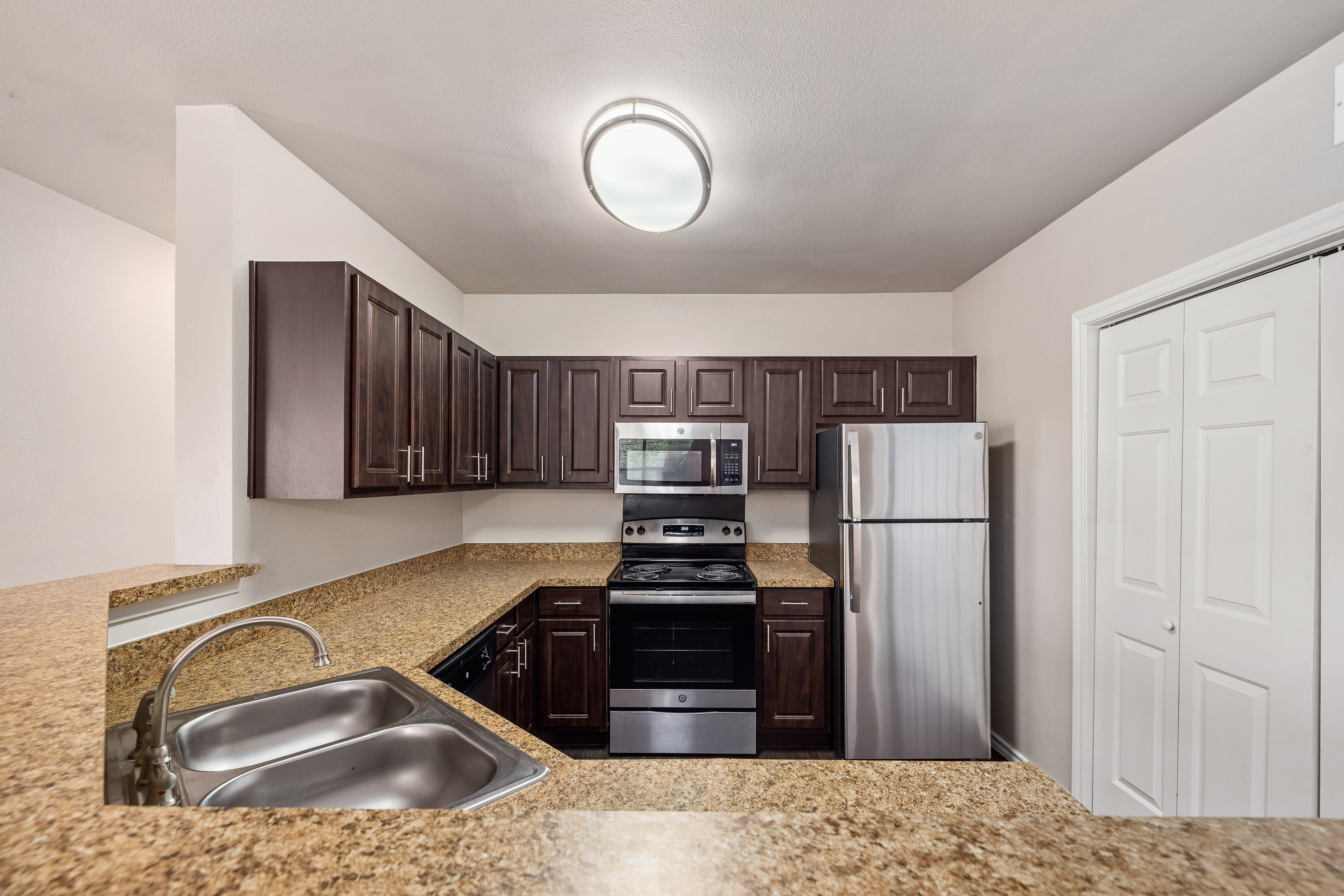 Kitchen at MAA Valley Ranch luxury apartment homes in Irving, TX