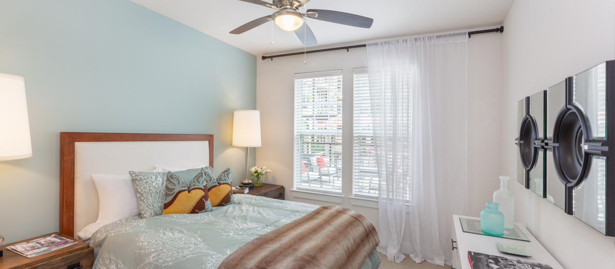 Bedroom1 at Post 510 luxury apartment homes in Houston, TX