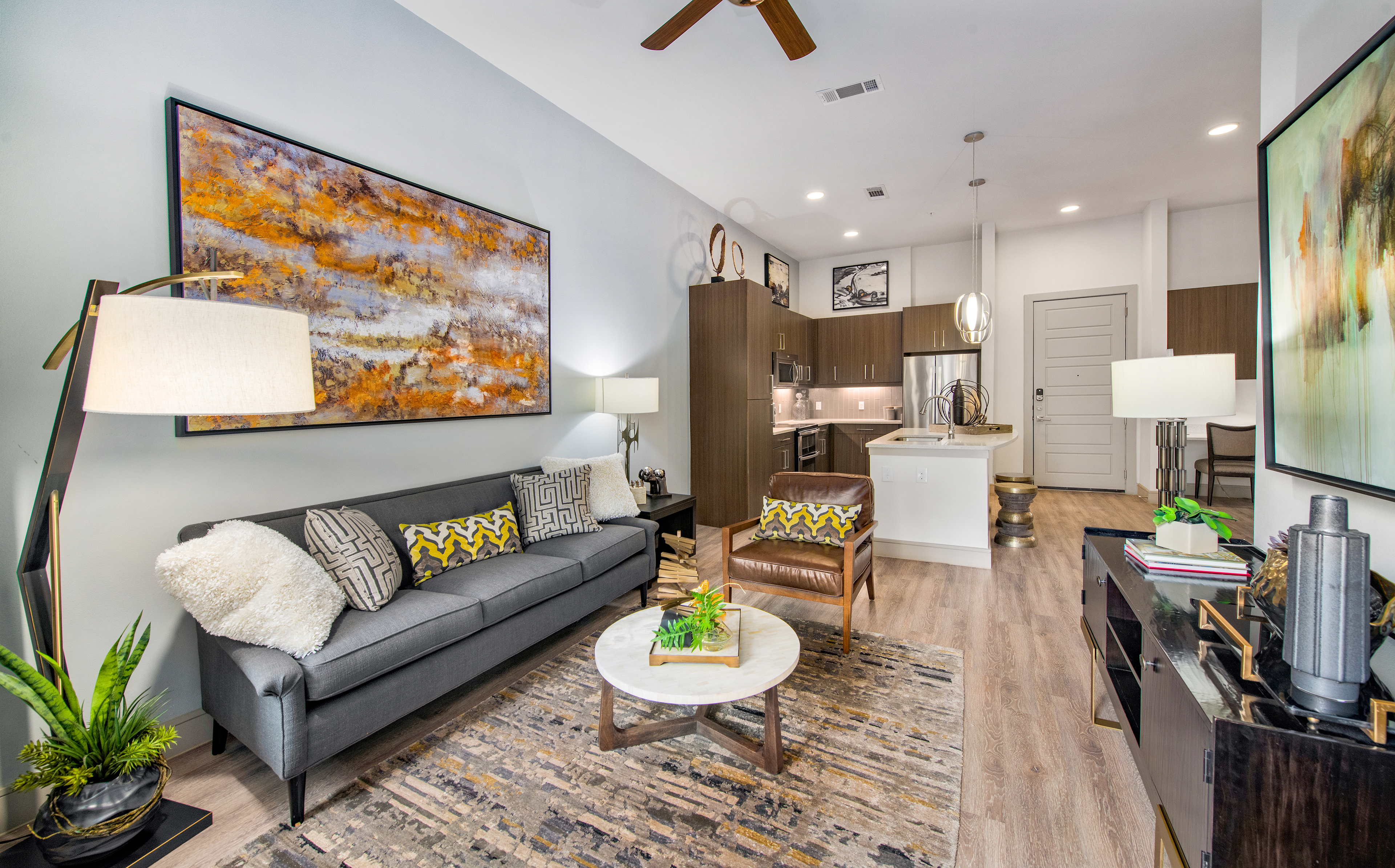 Living Room Alternate View at MAA at Afton Oaks in Houston, TX