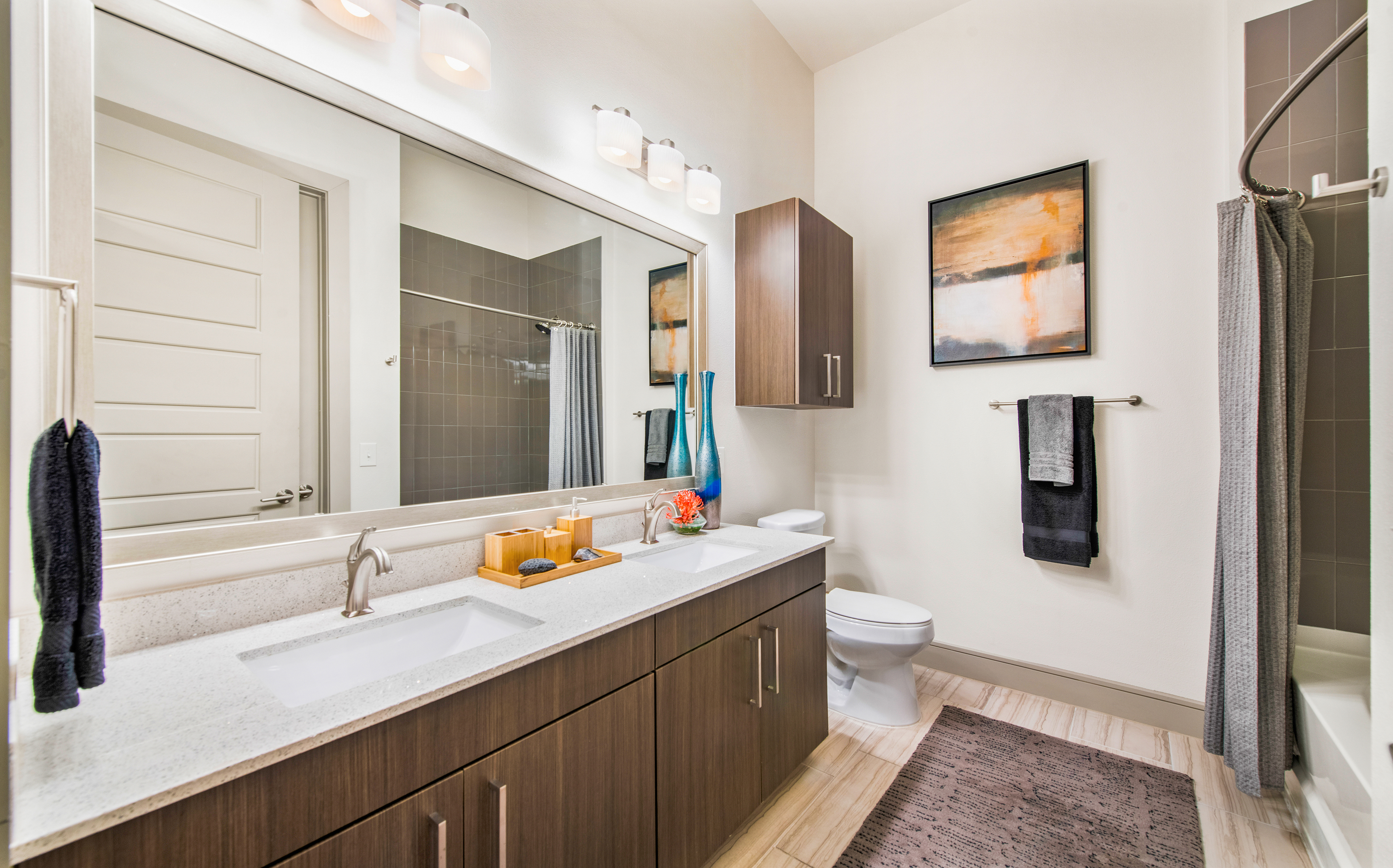 Bathroom at MAA at Afton Oaks in Houston, TX