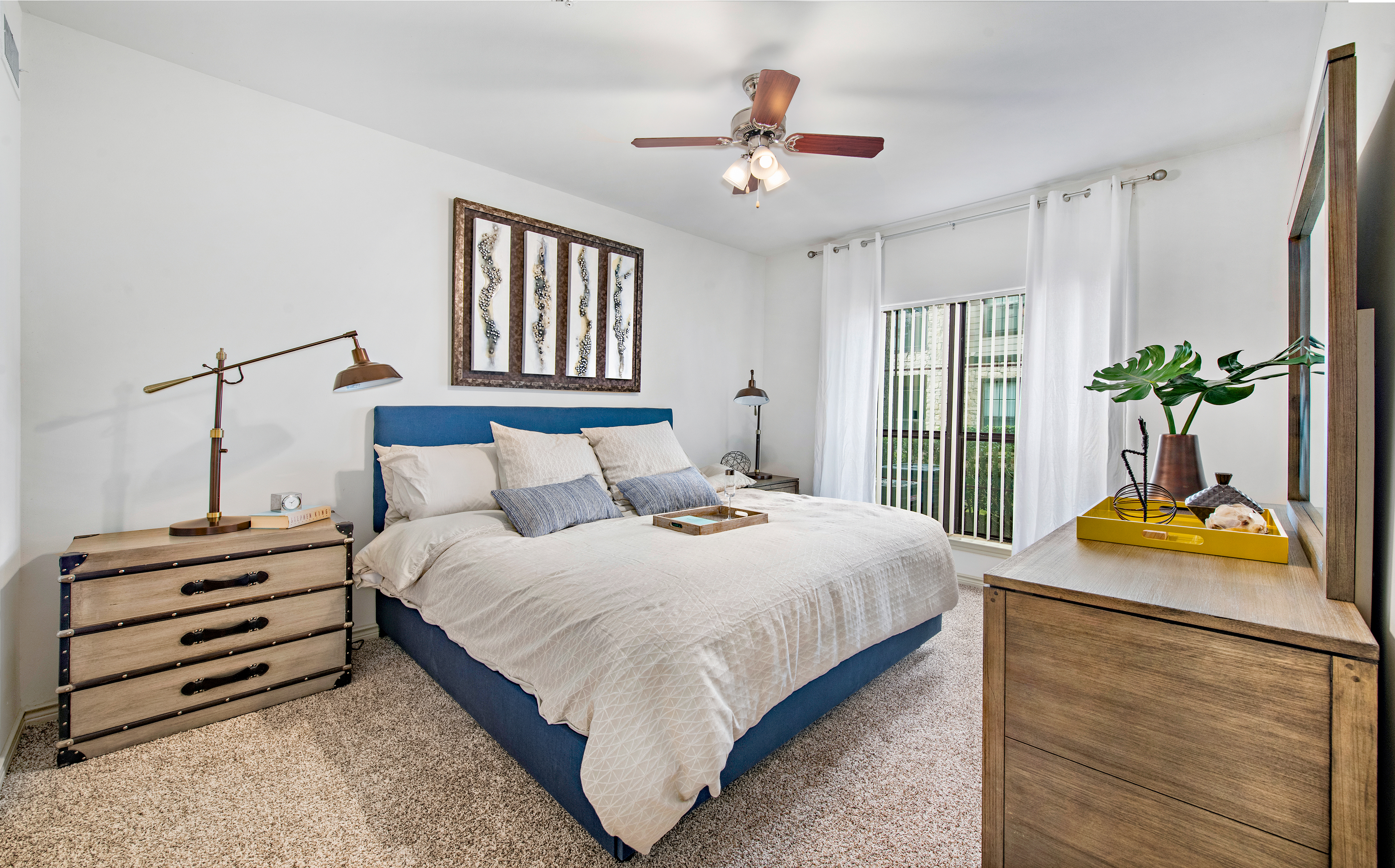 Master Bedroom at MAA Fall Creek luxury apartment homes in Houston, TX