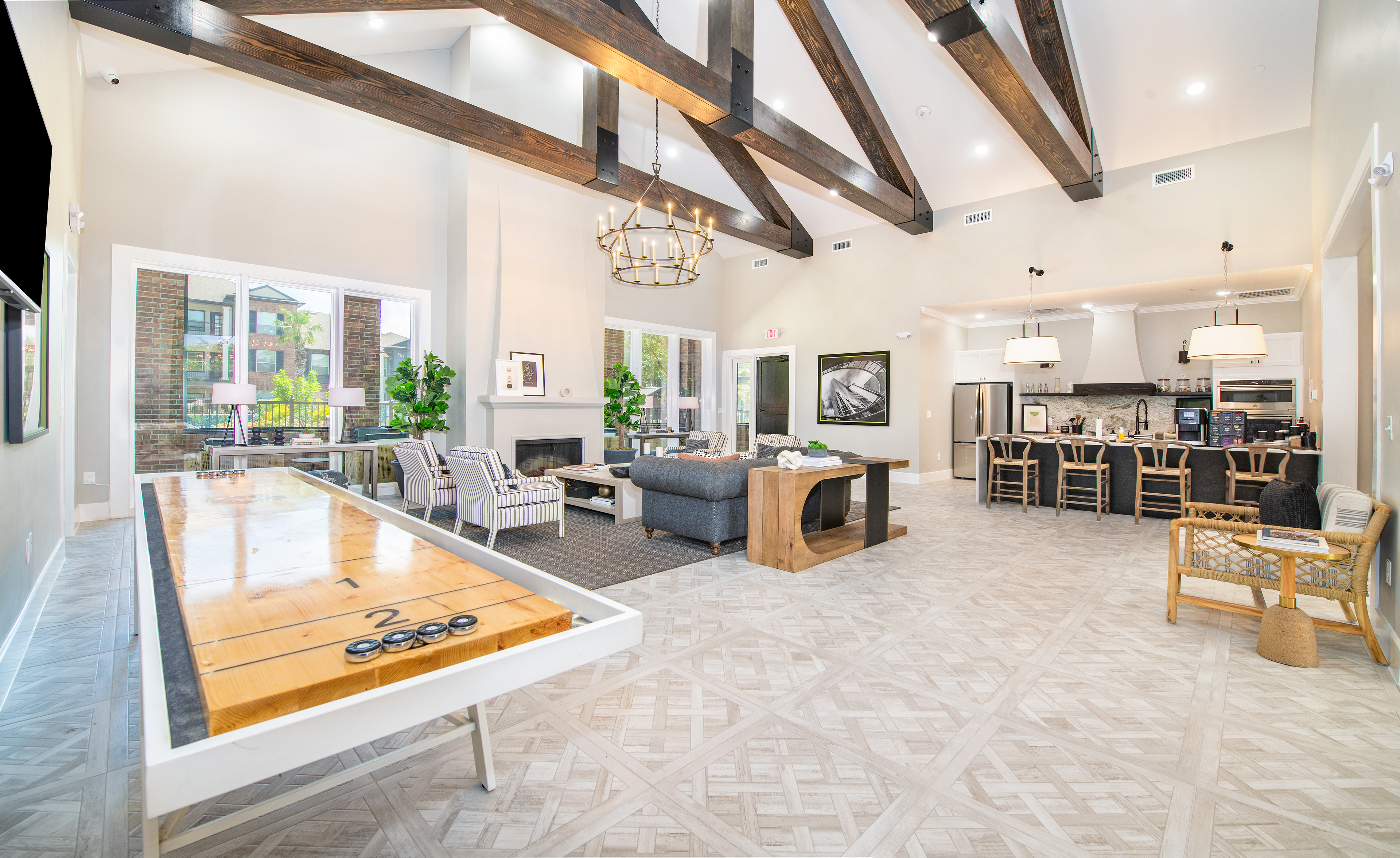 Clubhouse at MAA Grand Cypress luxury apartment homes in Houston, TX