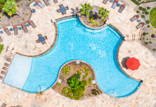 Pool at MAA Grand Cypress luxury apartment homes in Cypress, TX