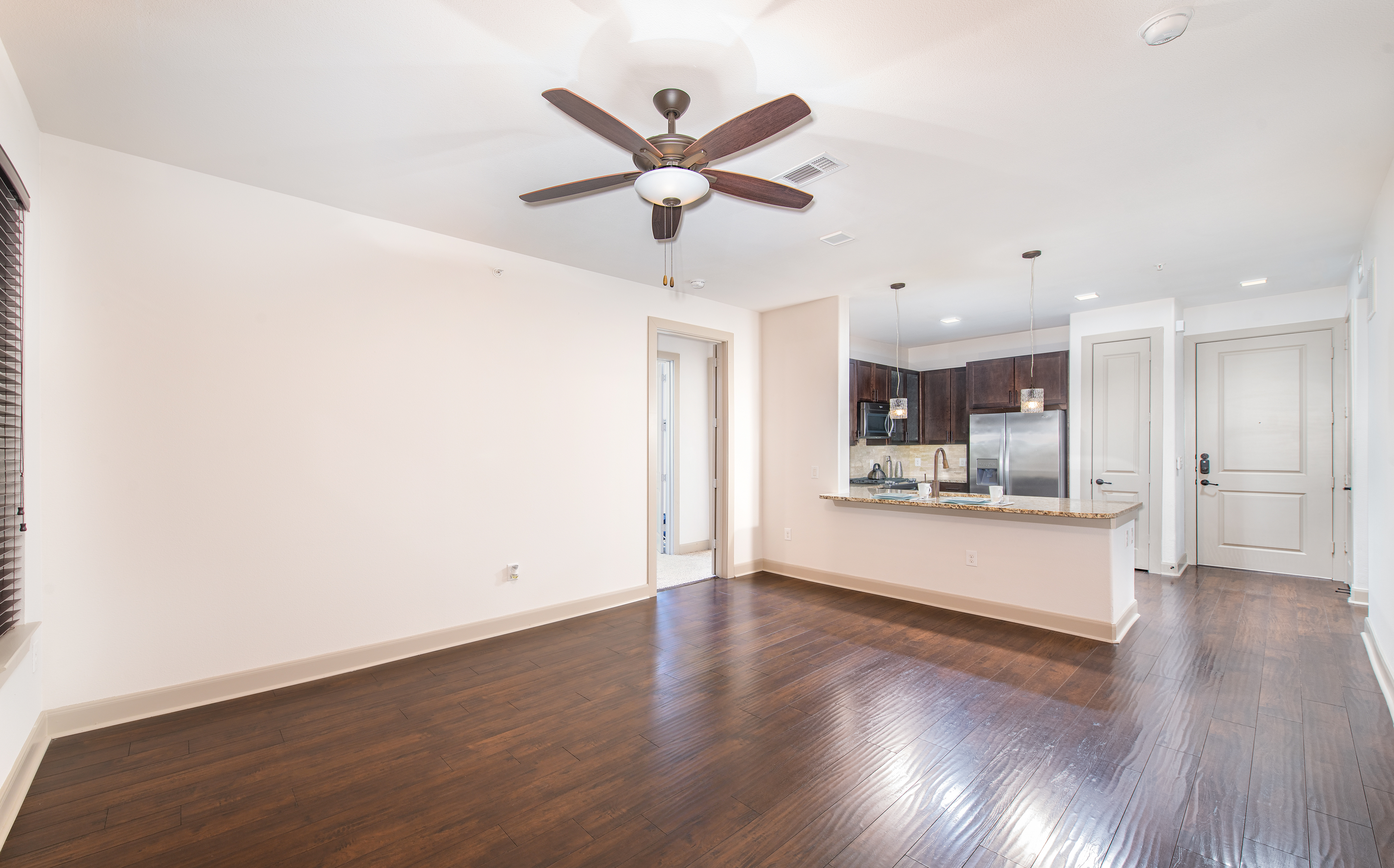 Model Living Room MAA Greater Heights Houston Texas Apartments