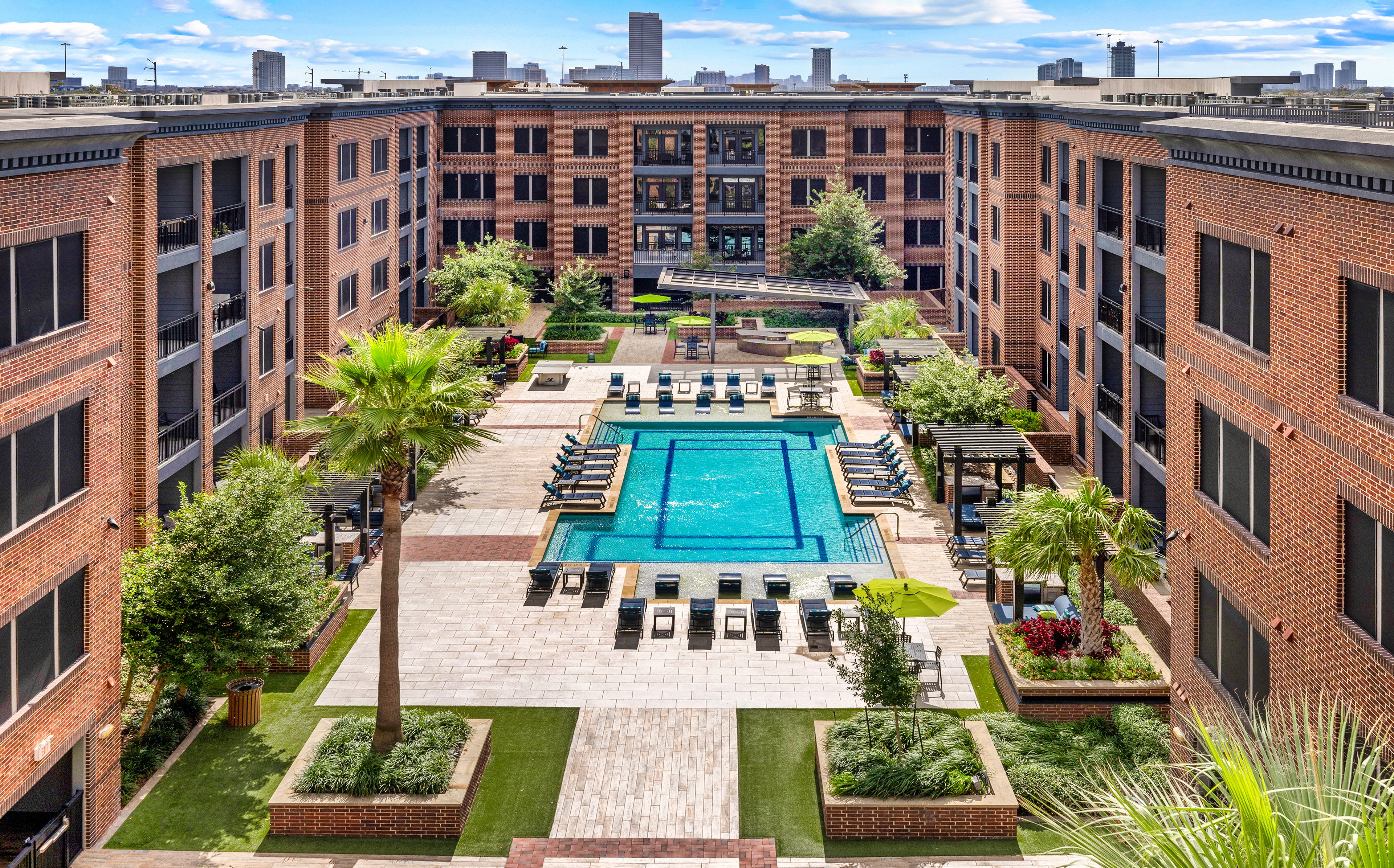 Pool at MAA Greater Heights luxury apartment homes in Houston, TX