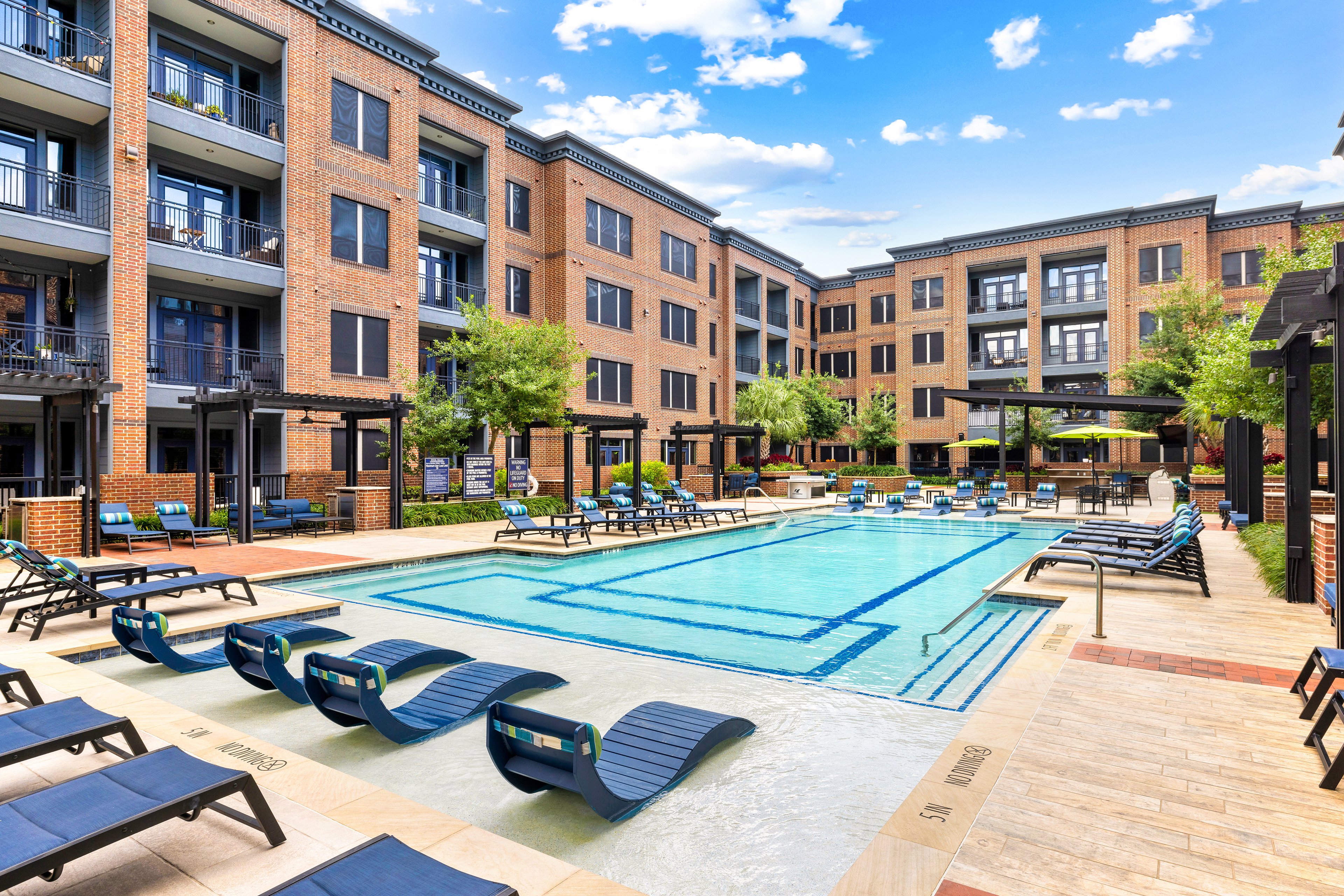Pool at MAA Greater Heights luxury apartment homes in Houston, TX