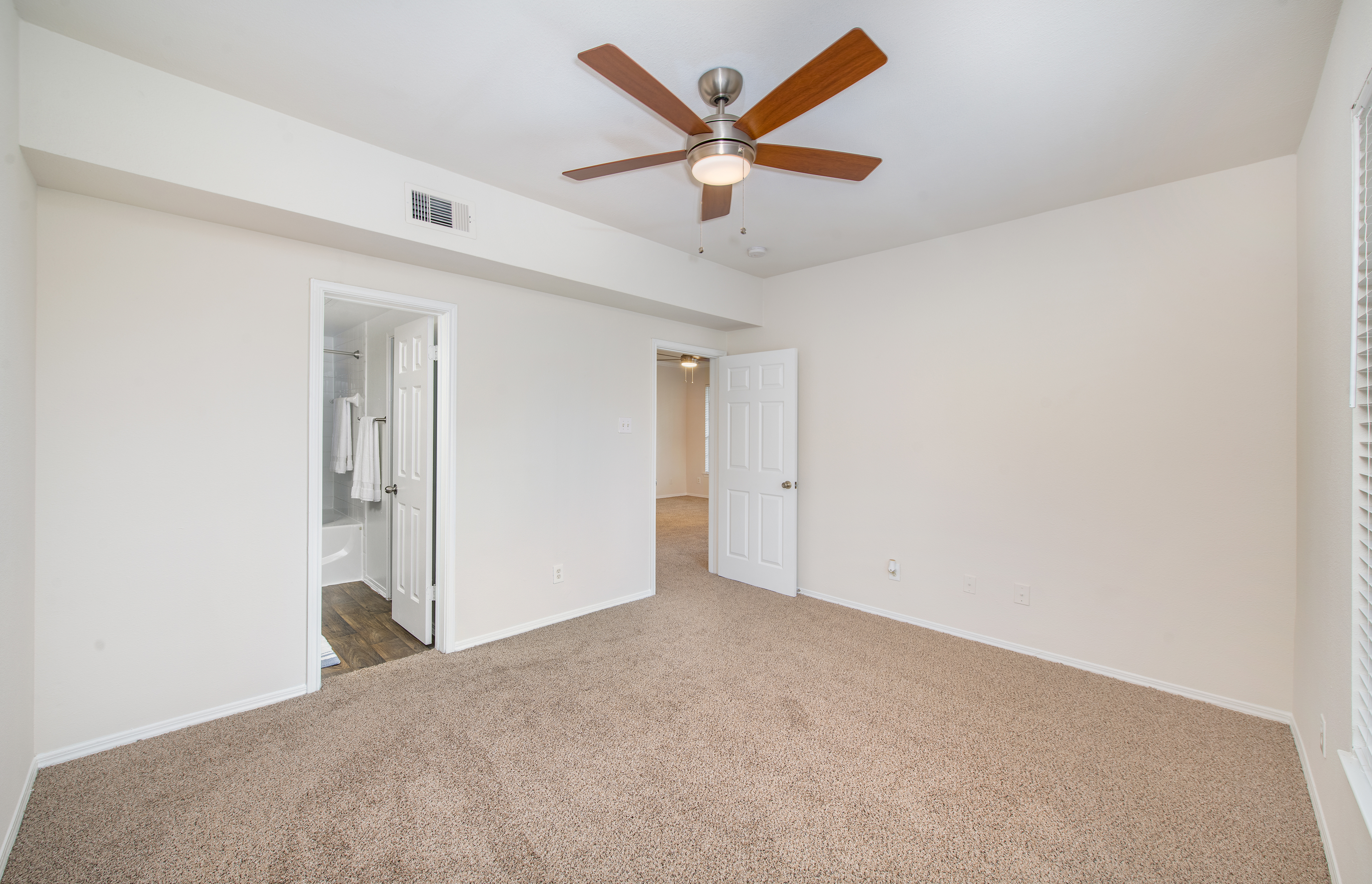 Bedroom at MAA Kirkwood luxury apartment homes in Stafford, TX