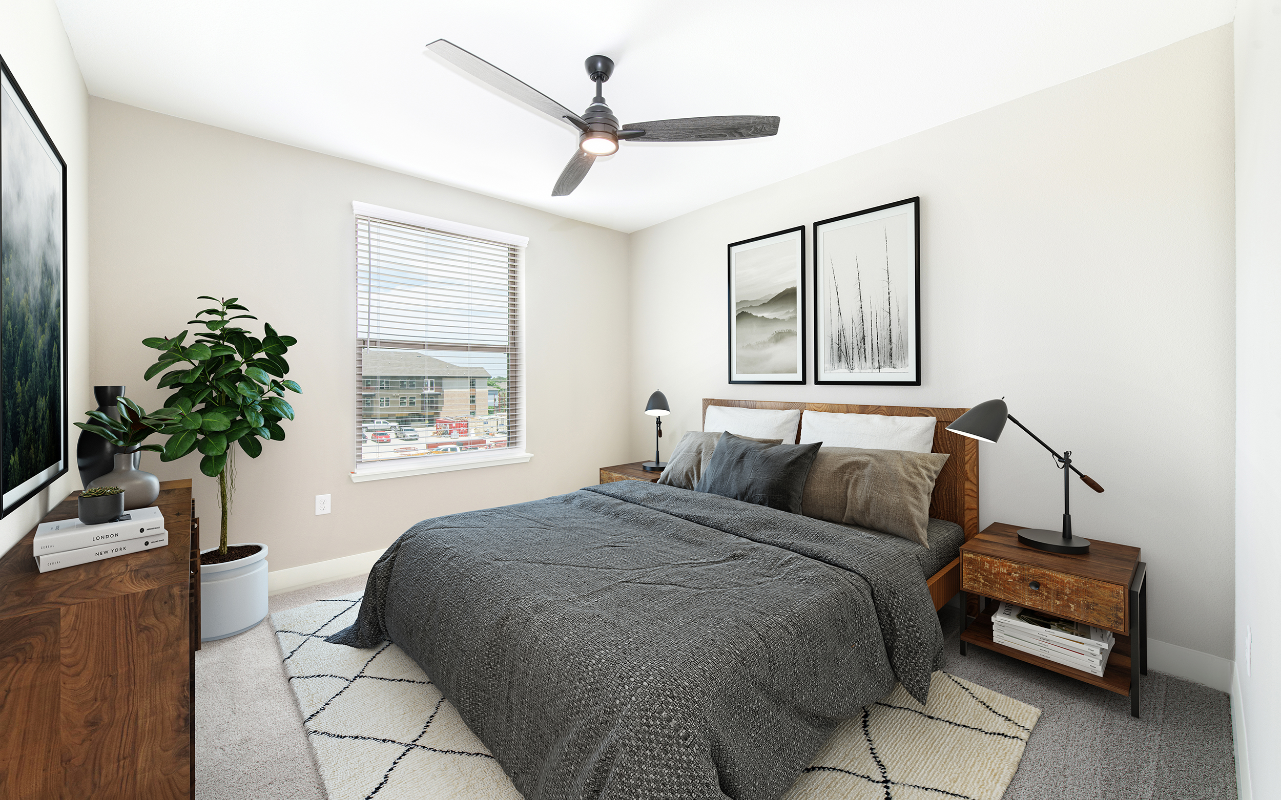 Bedroom at MAA Park Point in Houston, TX