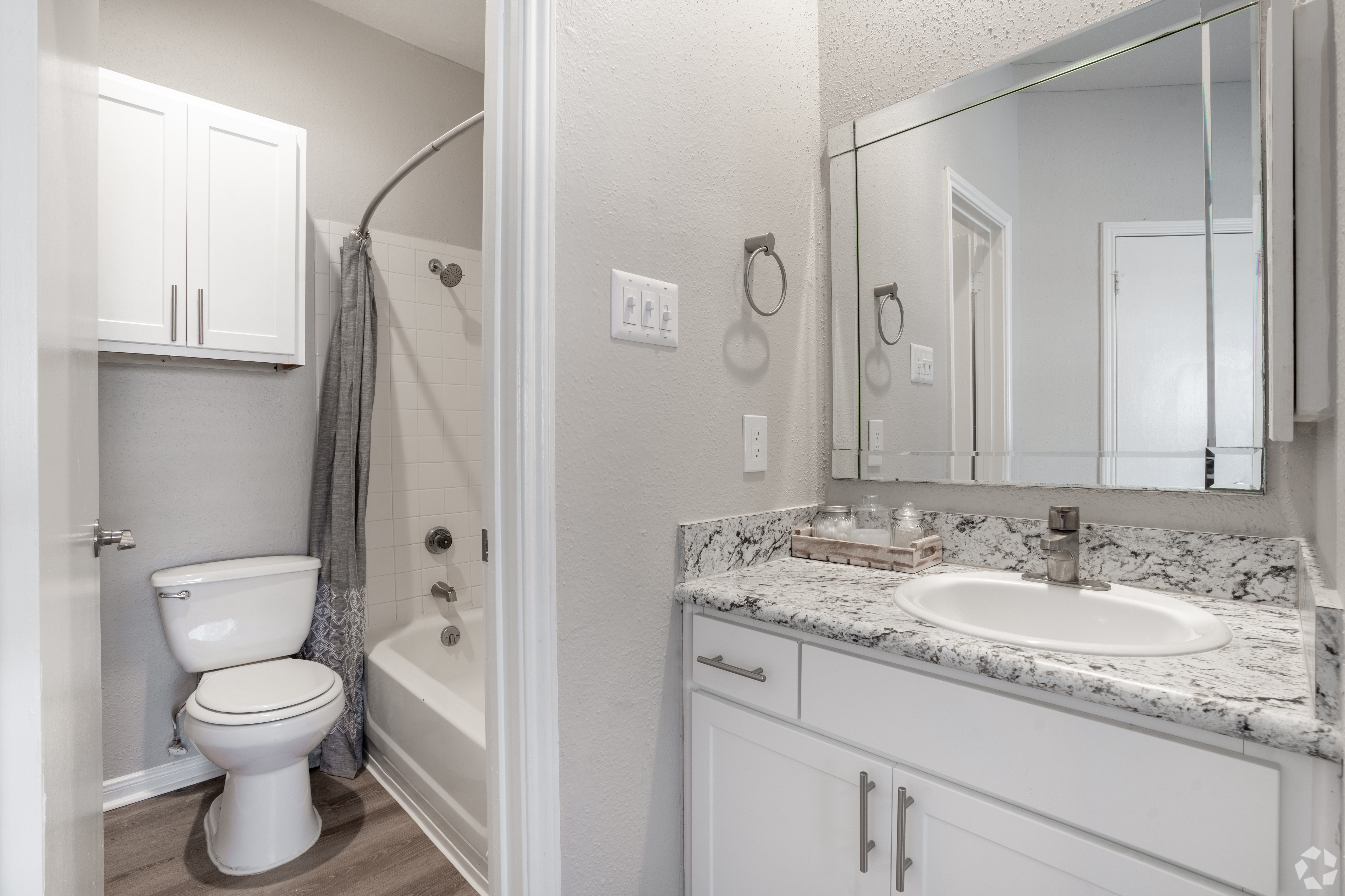 Bathroom at MAA Valleywood luxury apartment homes in Houston, TX