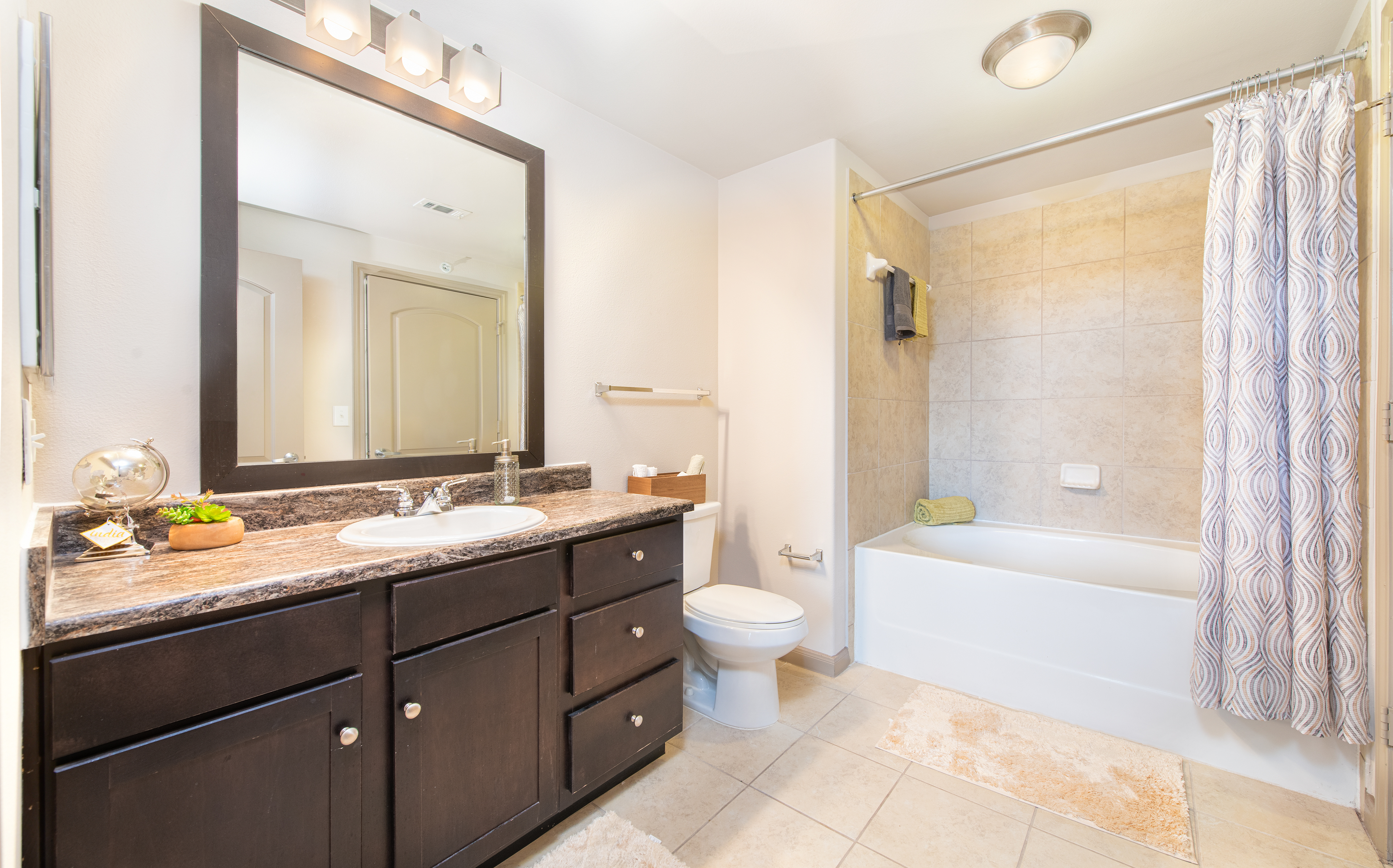 Bathroom at MAA Vintage Park luxury apartment homes in Houston, TX