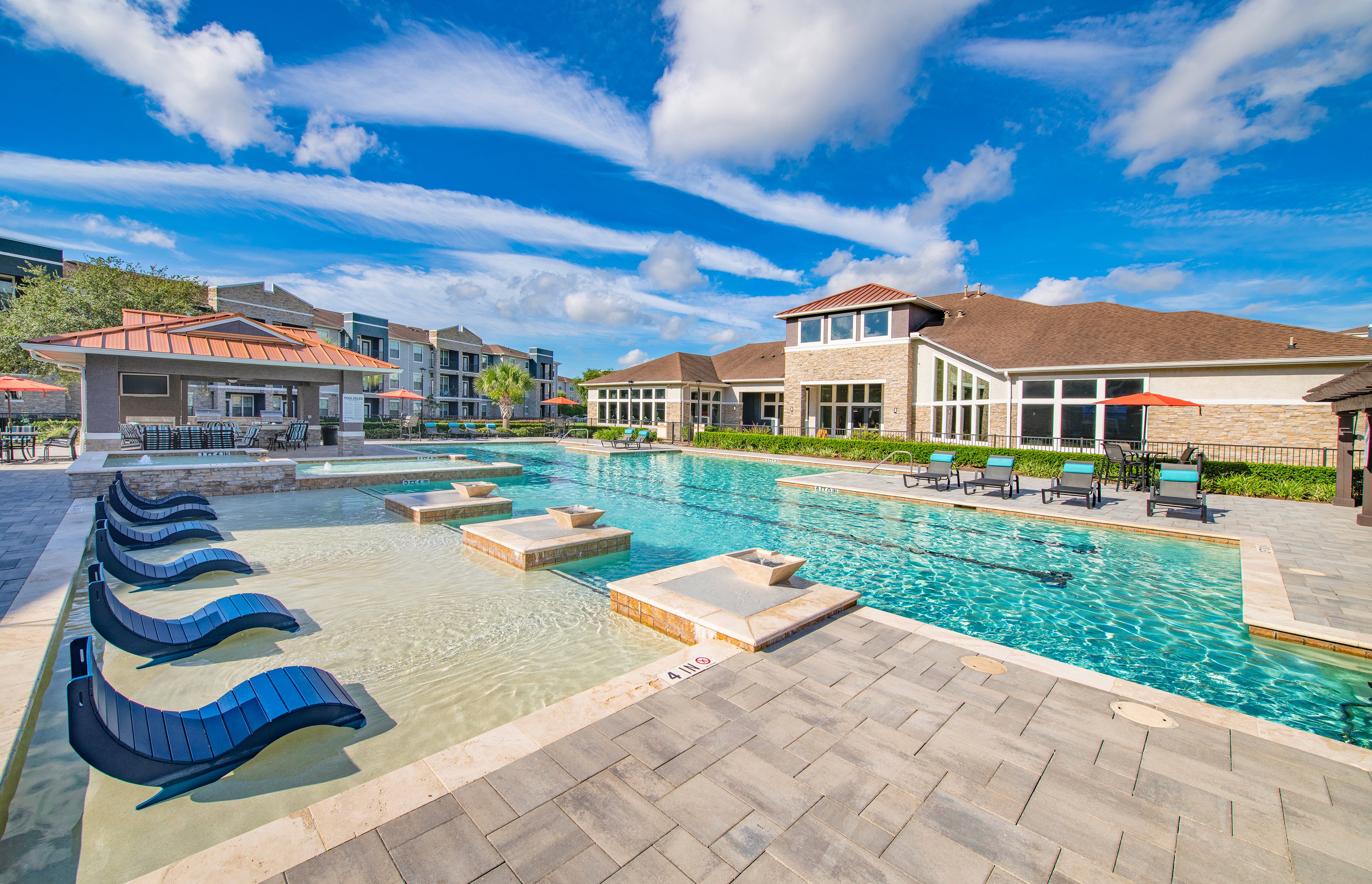 Pool at MAA Vintage Park luxury apartment homes in Houston, TX