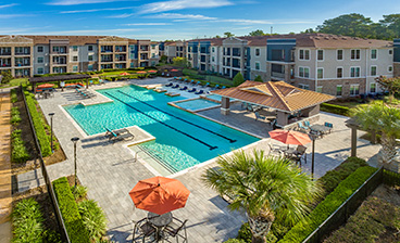 Pool at MAA Vintage Park luxury apartment homes in Houston, TX