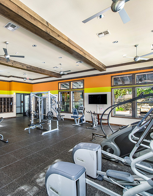 Fitness center at MAA Bulverde luxury apartment homes in San Antonio, TX
