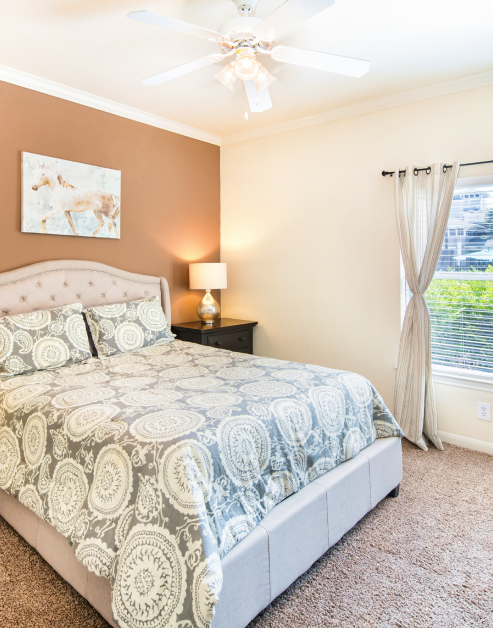 Bedroom at MAA Haven at Blanco luxury apartment homes in San Antonio, TX