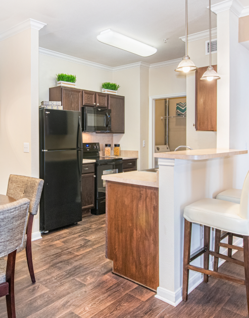 Kitchen at MAA Haven at Blanco luxury apartment homes in San Antonio, TX