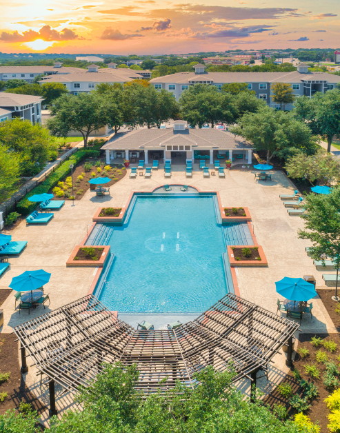 Pool at MAA Haven at Blanco luxury apartment homes in San Antonio, TX