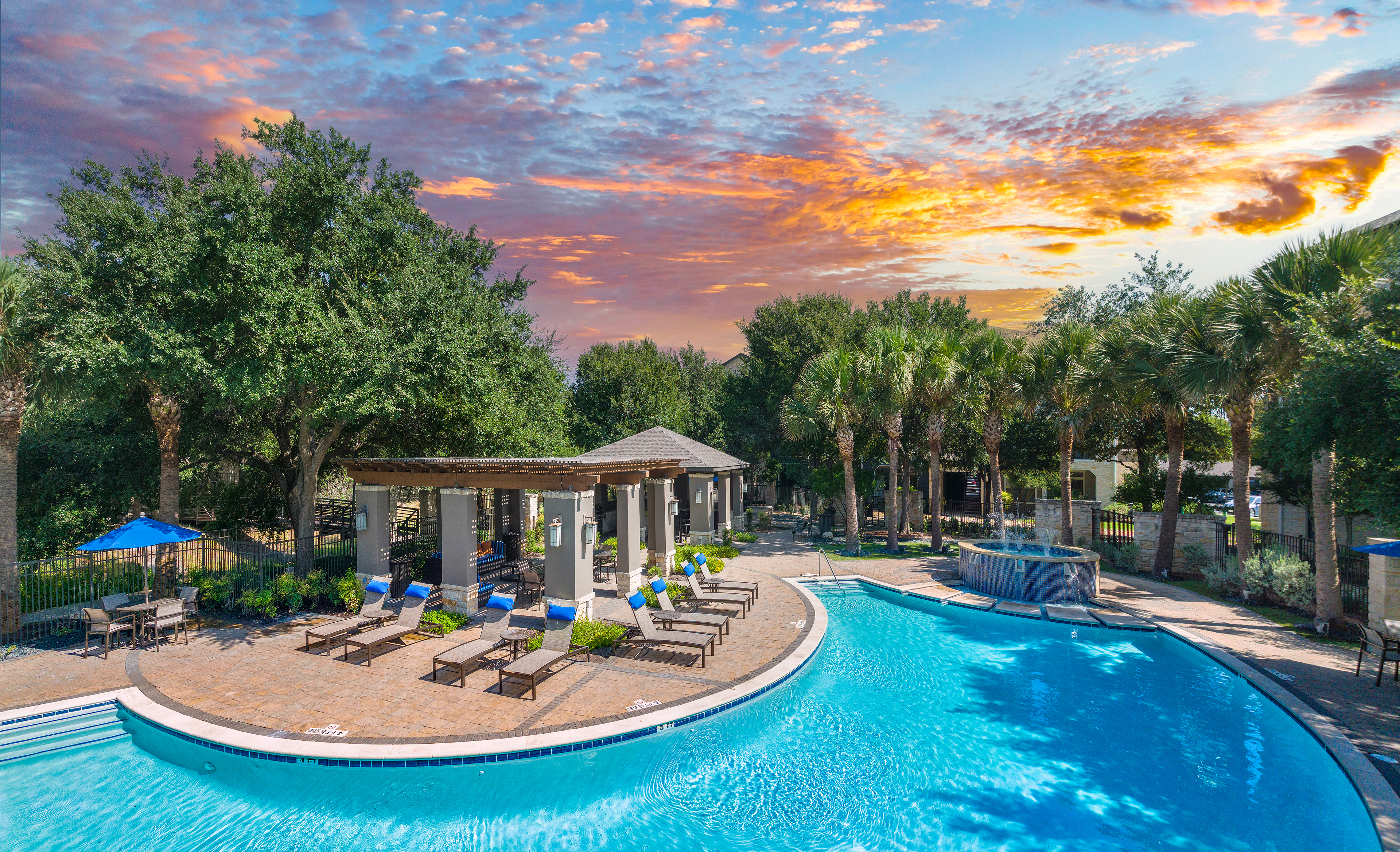 Pool at MAA Westover Hills luxury apartment homes in San Antonio, TX