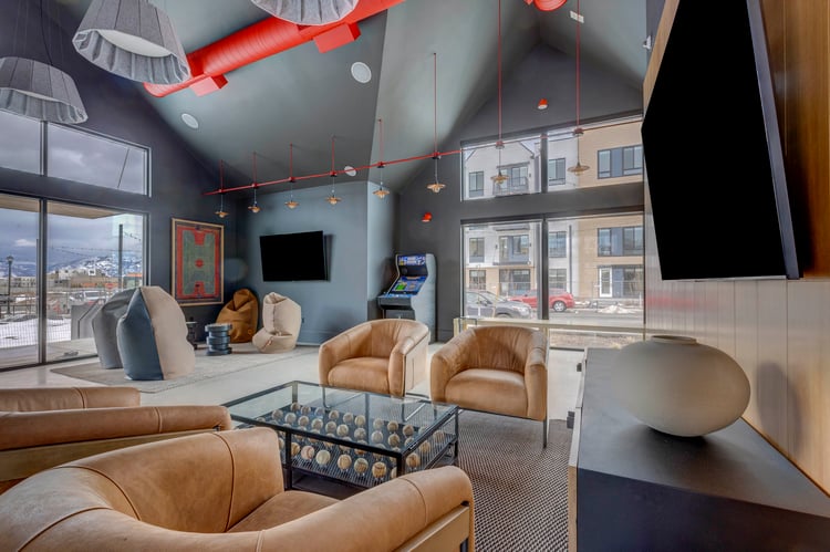 Clubhouse at MAA at Daybreak luxury apartment homes in South Jordan, UT