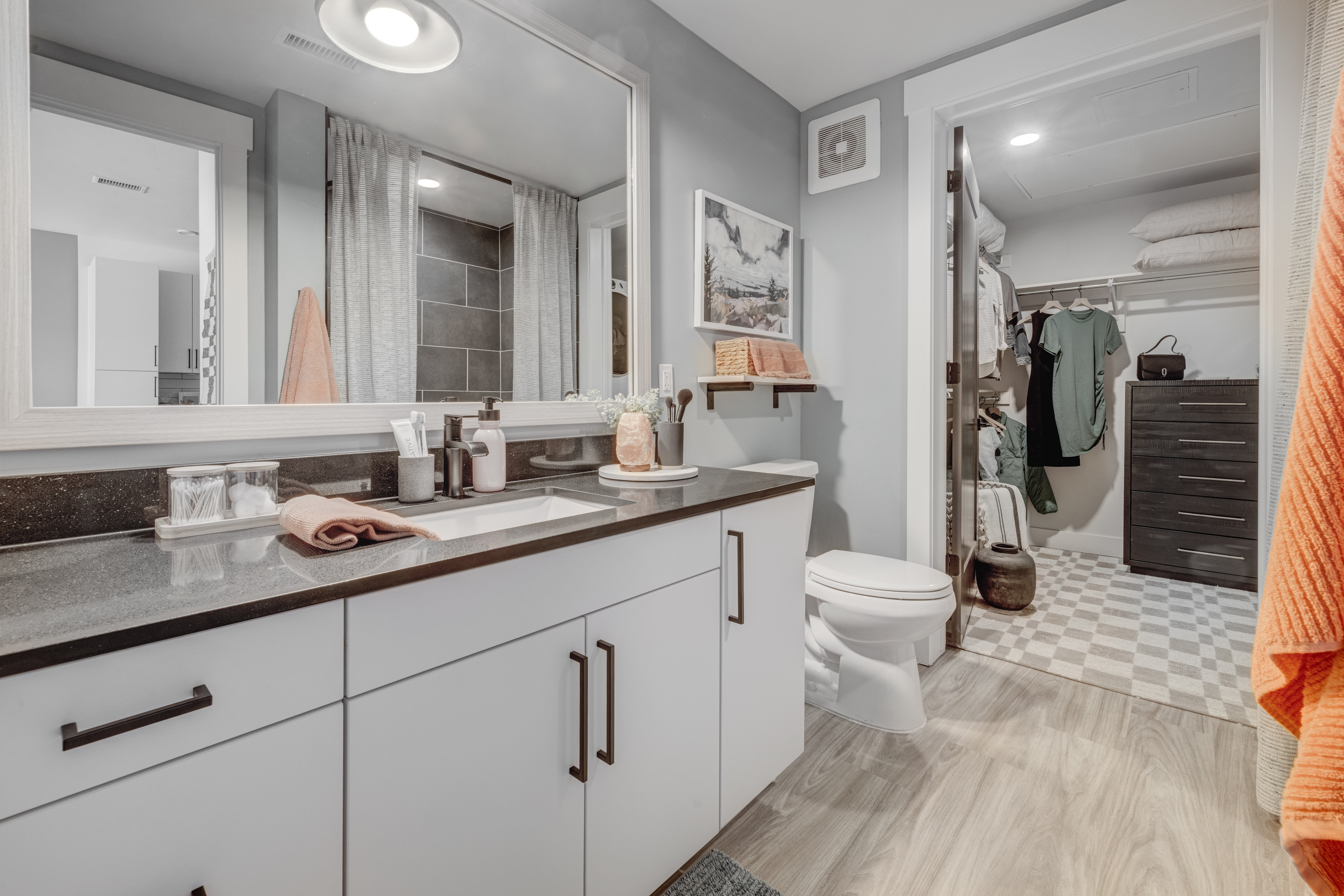 Bathroom at MAA at Daybreak luxury apartment homes in South Jordan, UT