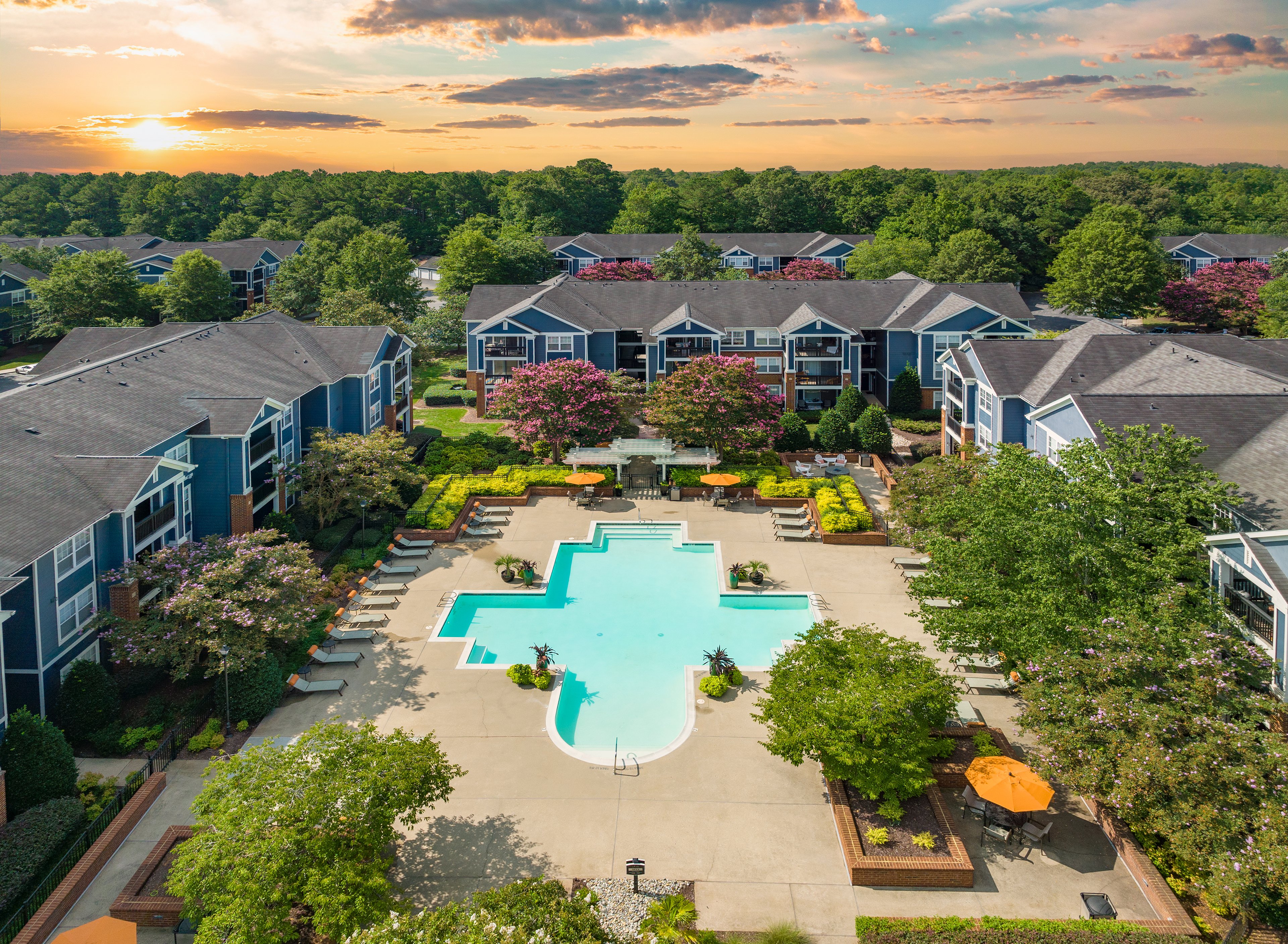 Aerial Pool at MAA Adalay Bay in Chesapeake, VA