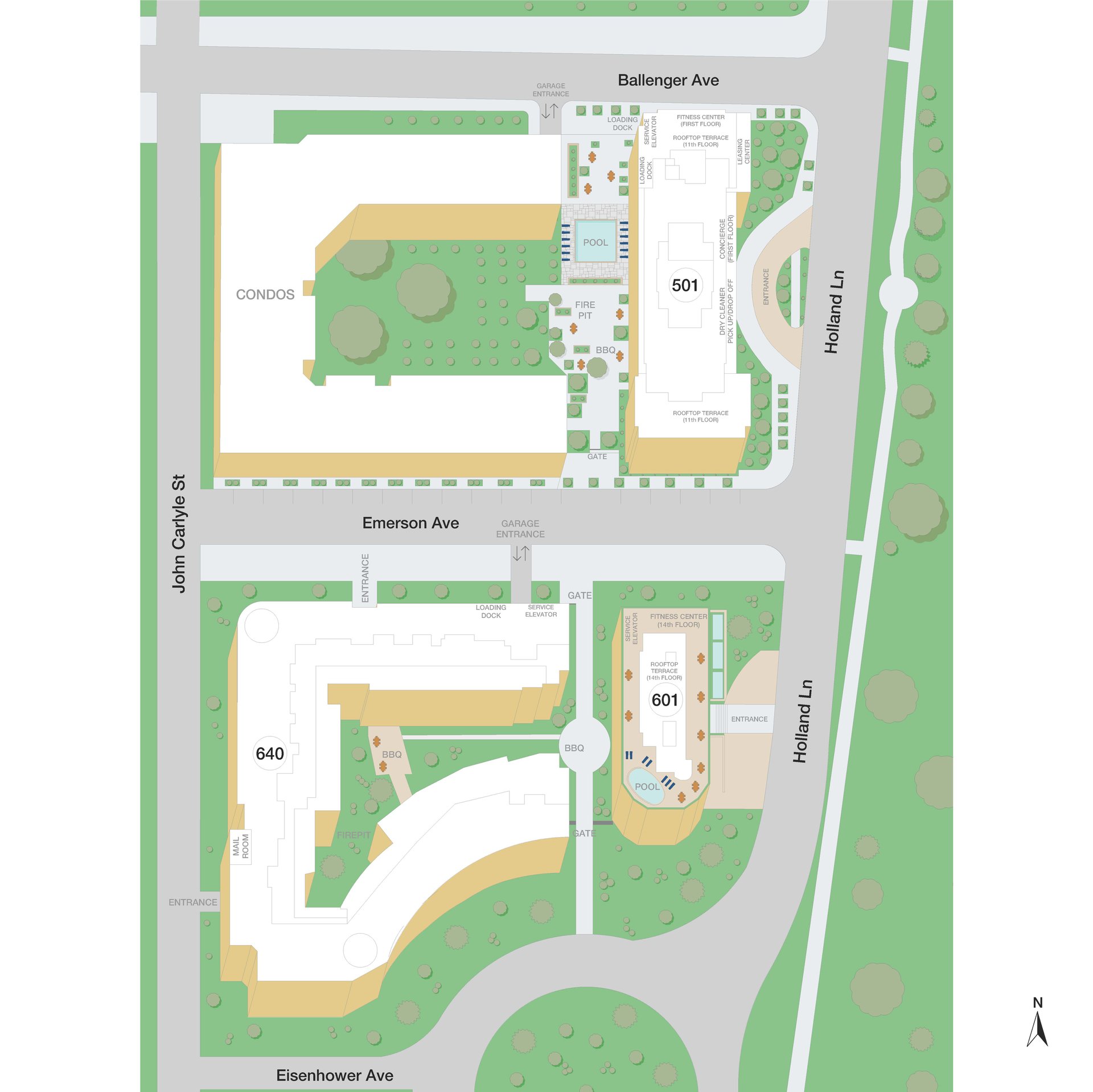 MAA Carlyle sitemap