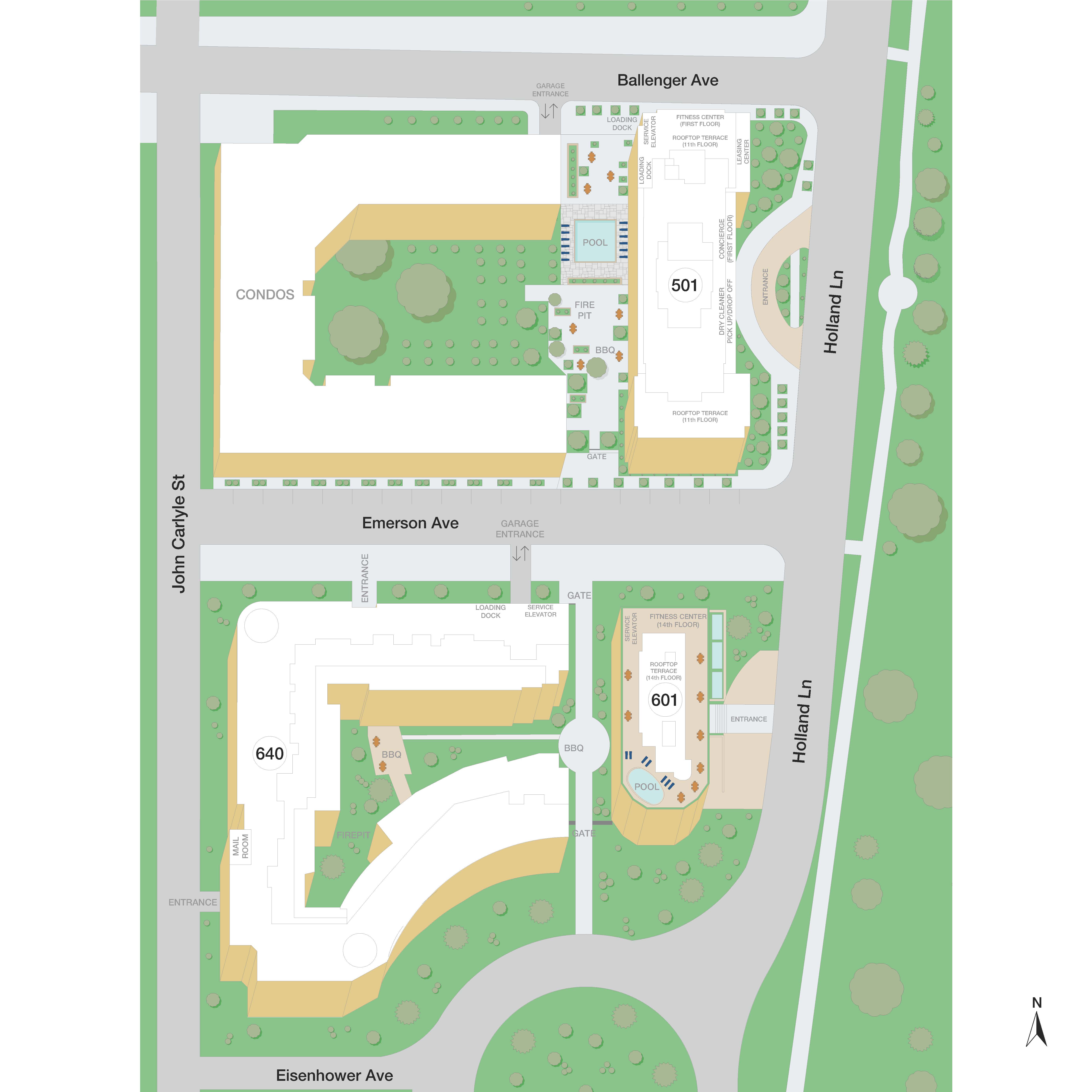 MAA Carlyle sitemap