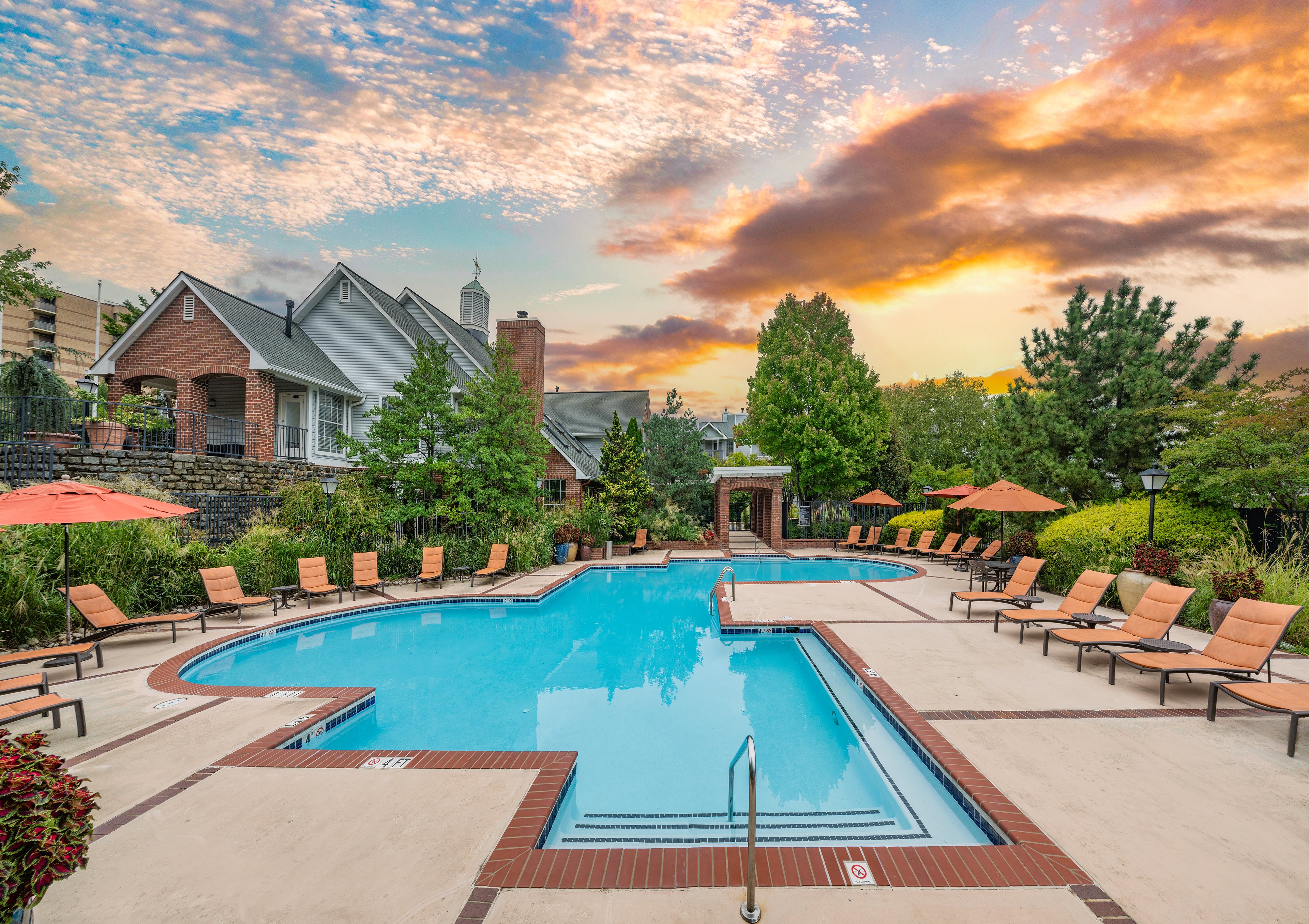 Pool at MAA Tysons Corner luxury apartment homes in McLean, VA