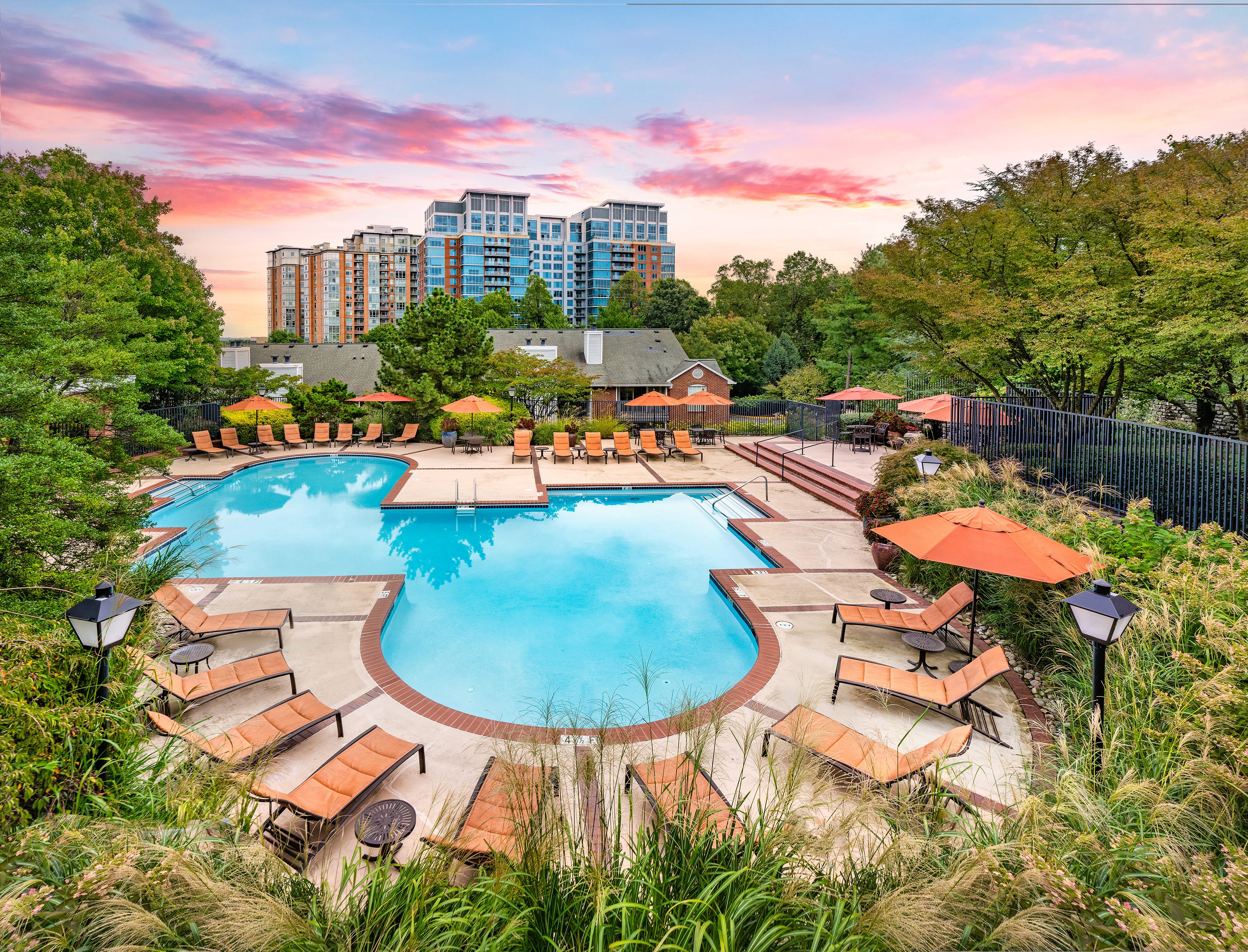 Pool at MAA Tysons Corner luxury apartment homes in Mclean, VA