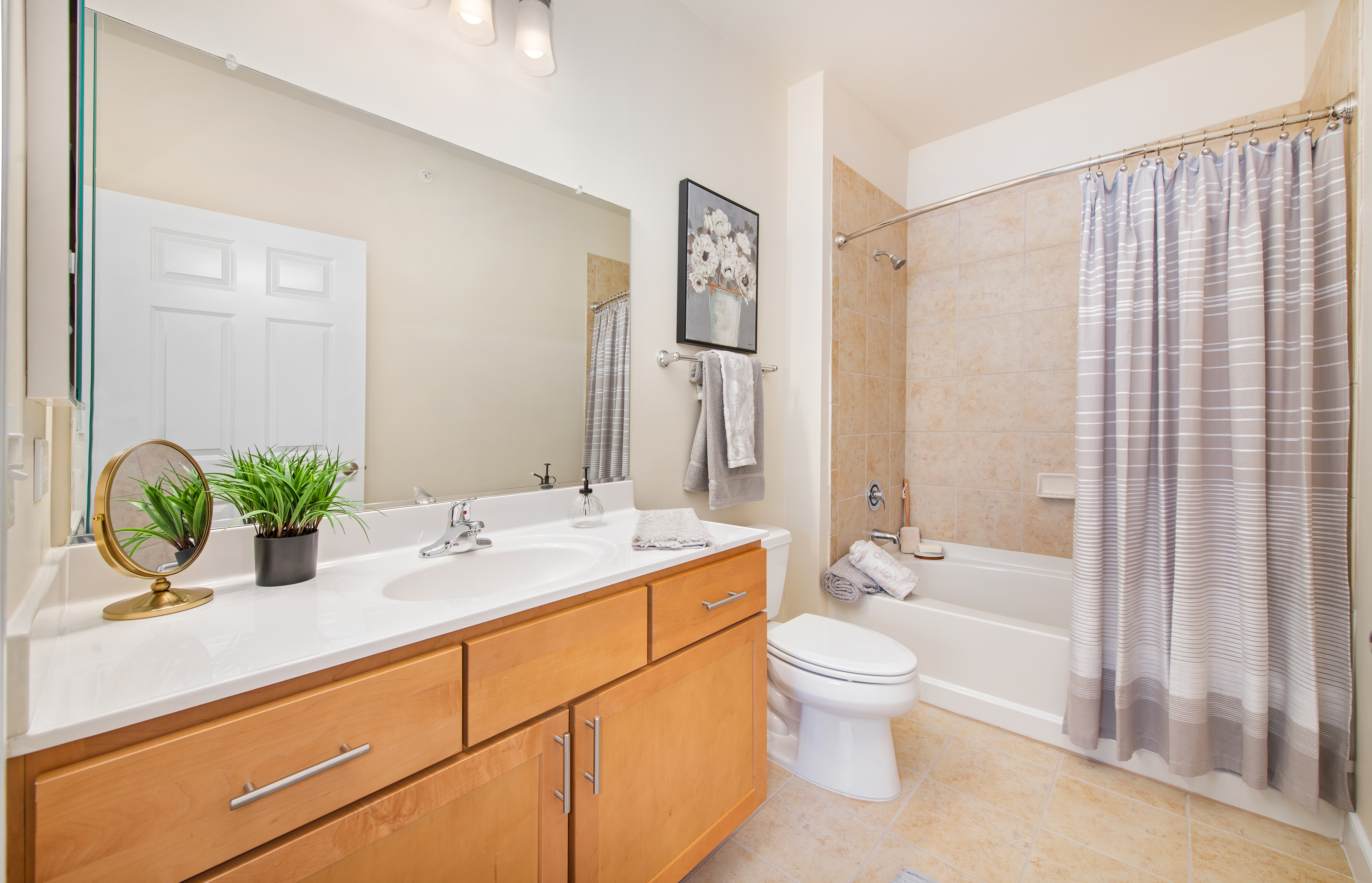 Bathroom at MAA Cobblestone Square in Fredericksburg, VA