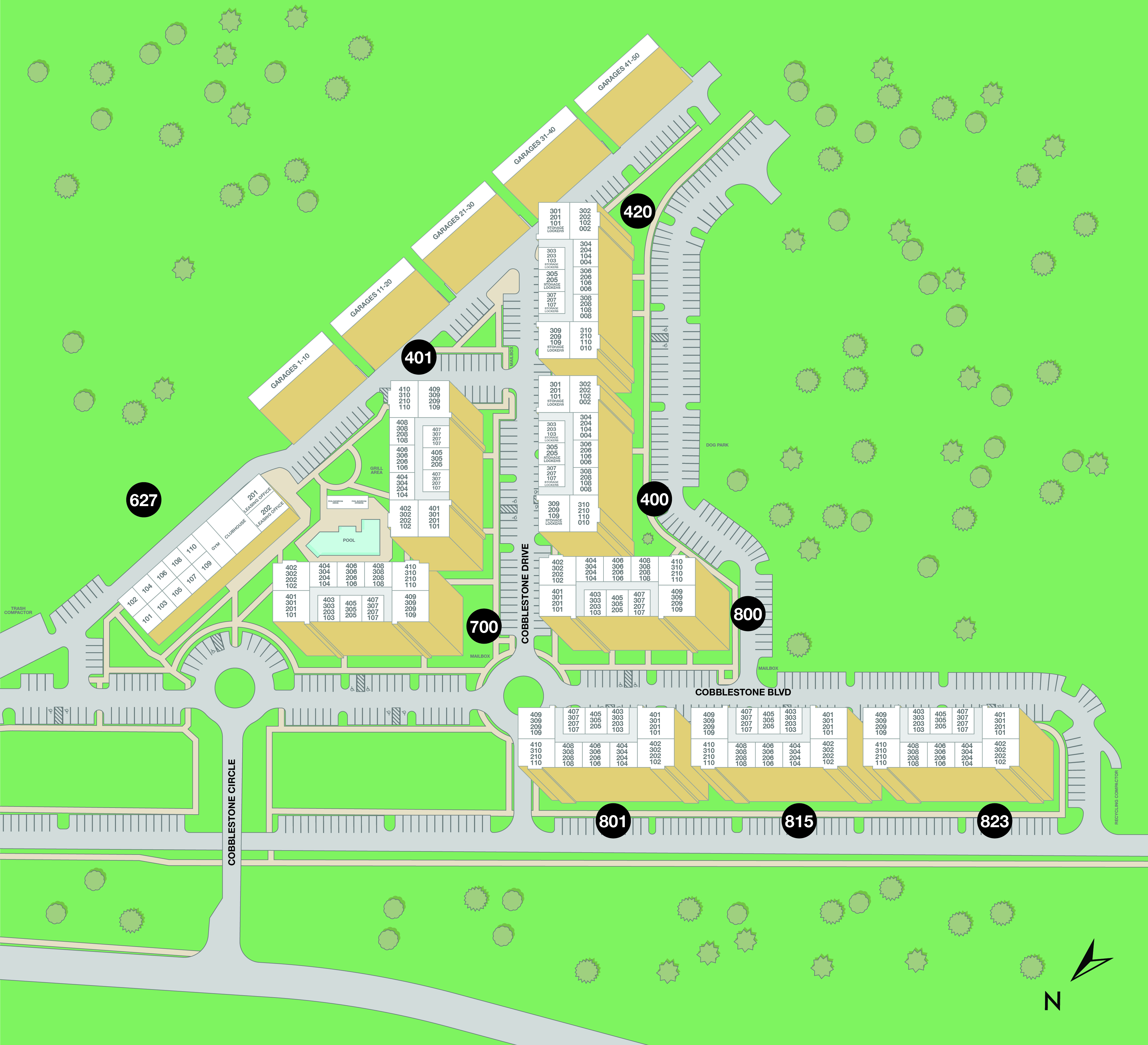 Apartments at Cobblestone Property Sitemap