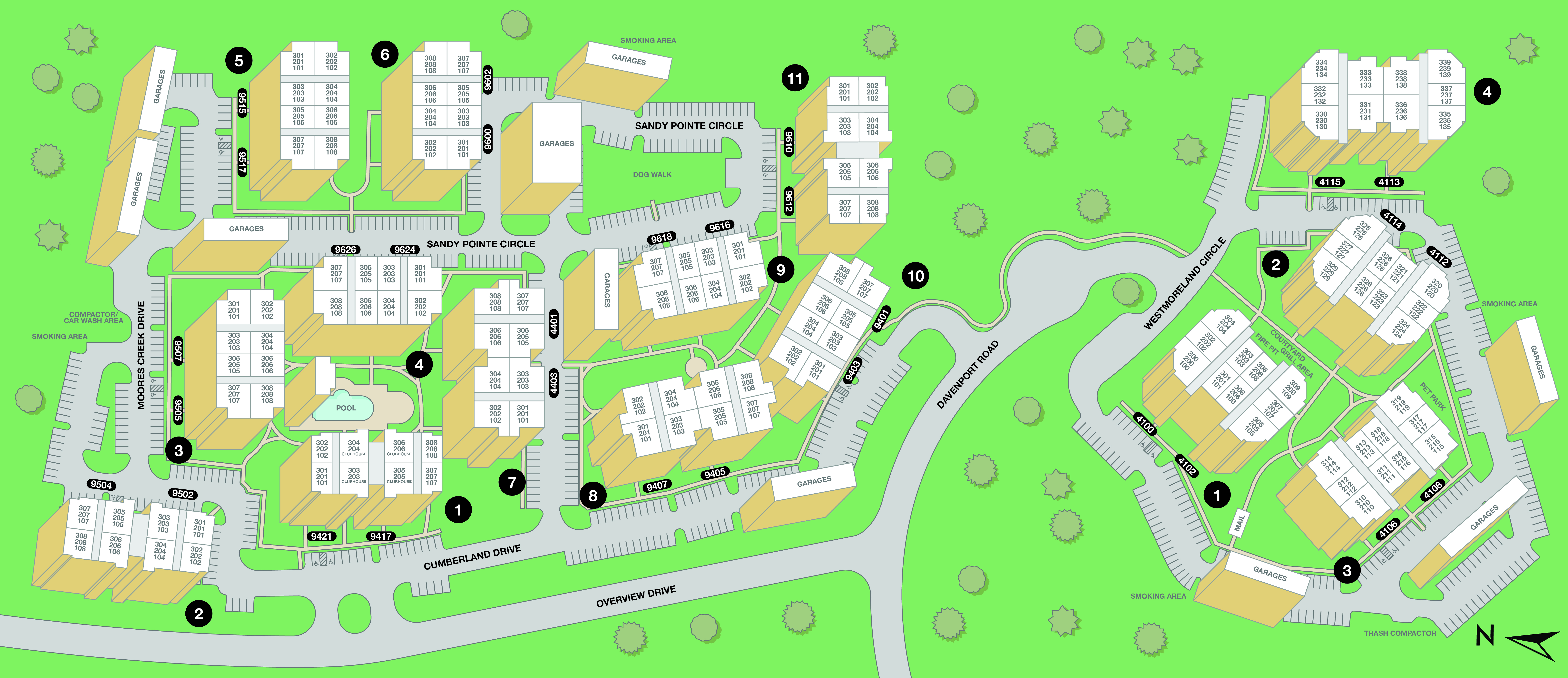 Station Square at Cosners Corner Property Sitemap