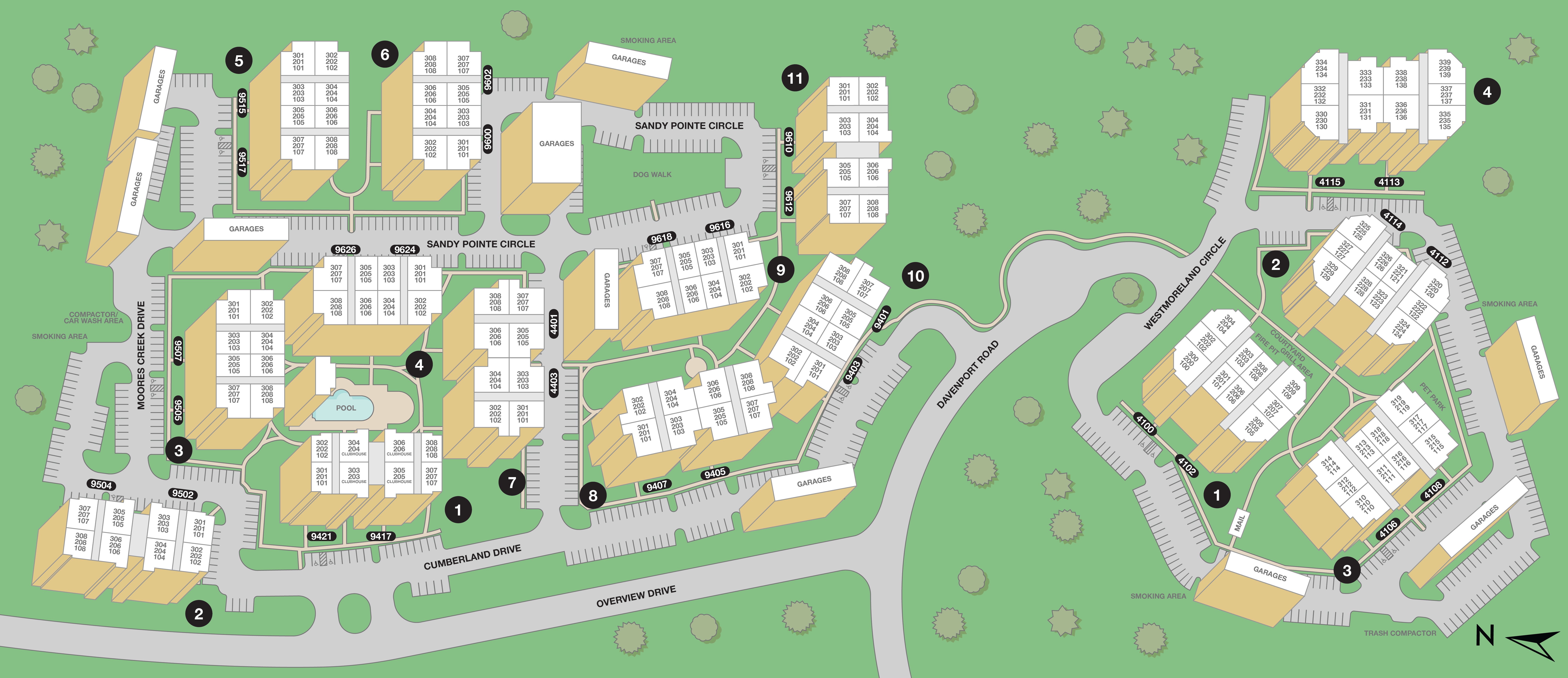 Station Square at Cosners Corner Property Sitemap